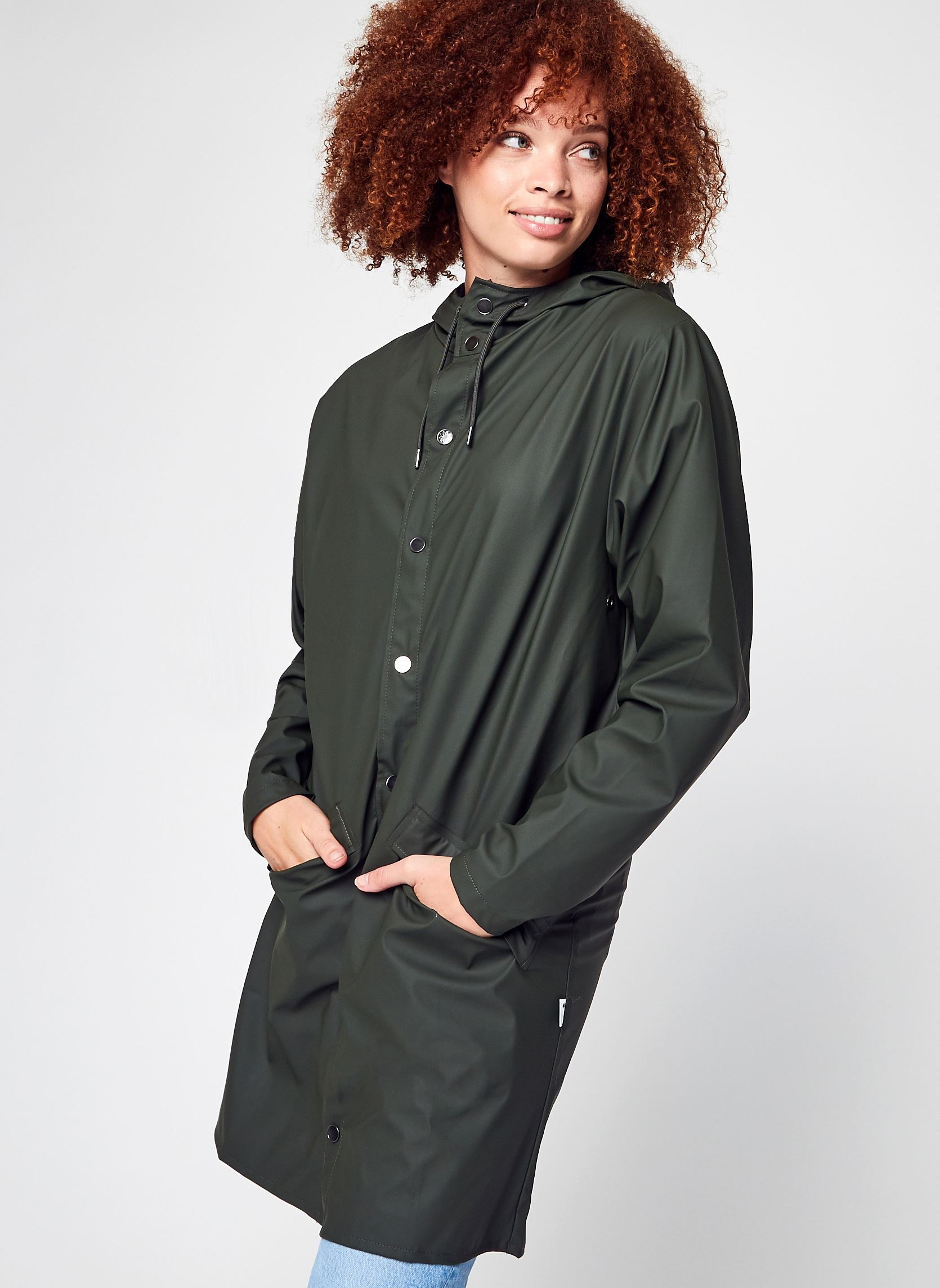 Vestes imperméable Long Jacket W3 - Unisexe vert Rains Vestes imperméable Long Jacket W3 - Unisexe vert GREEN