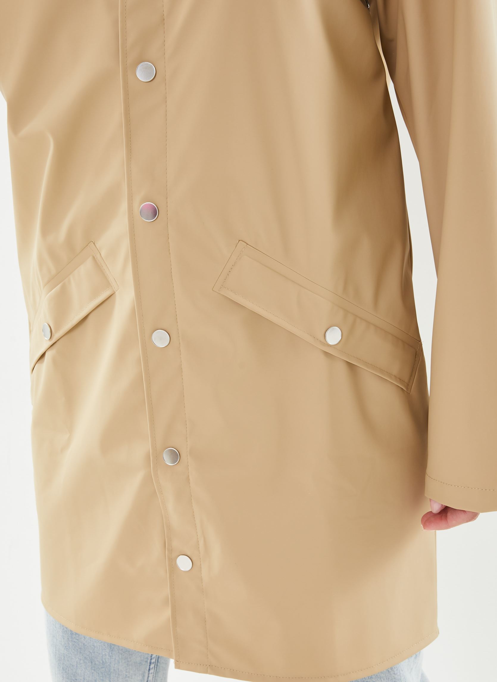 Regenjacken Long Jacket W3 - Unisexe beige Rains Regenjacken Long Jacket W3 - Unisexe beige SAND