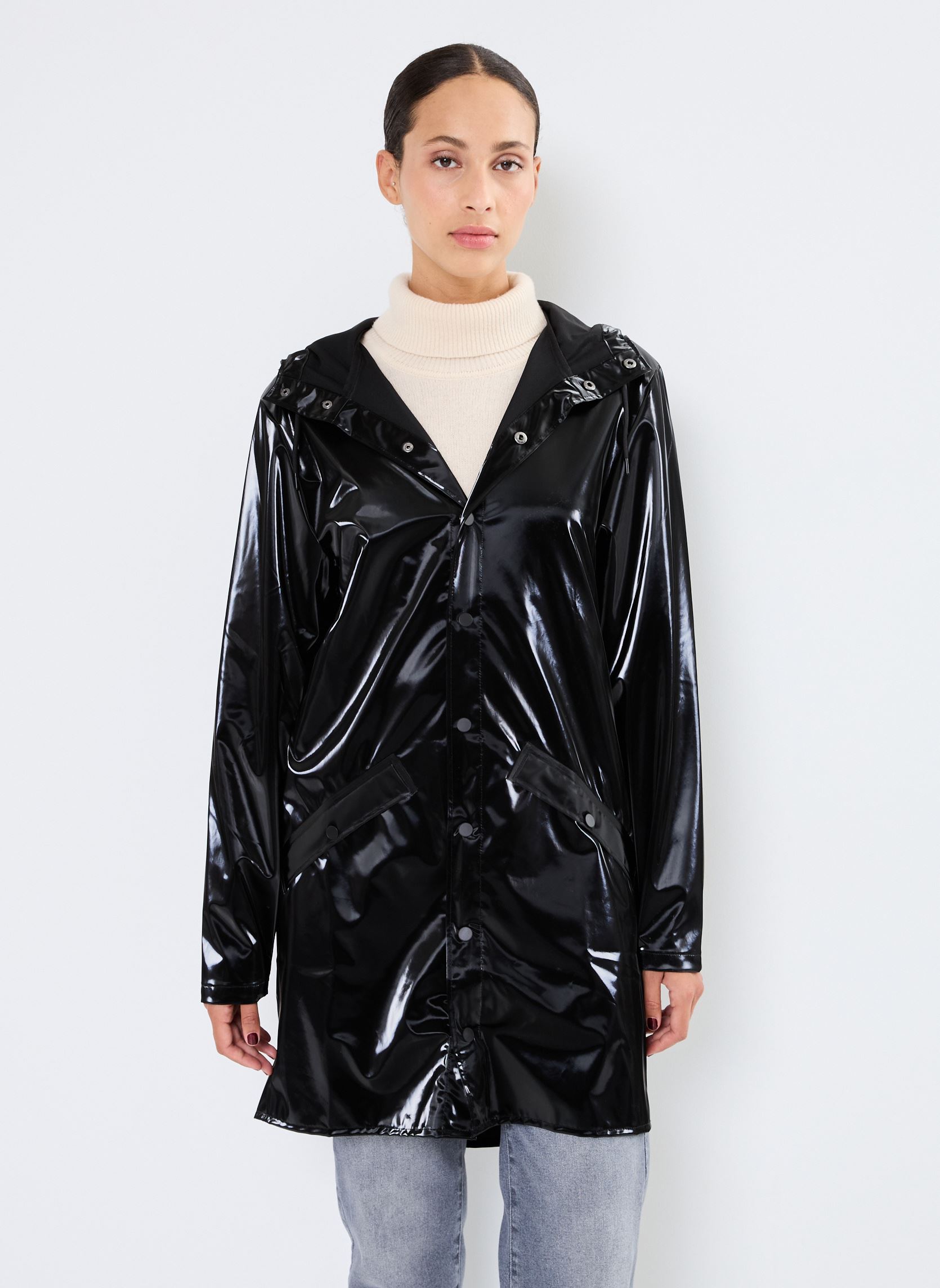 Vestes imperméable Veste imperméable - Long Jacket W3 - Unisexe W femme noir