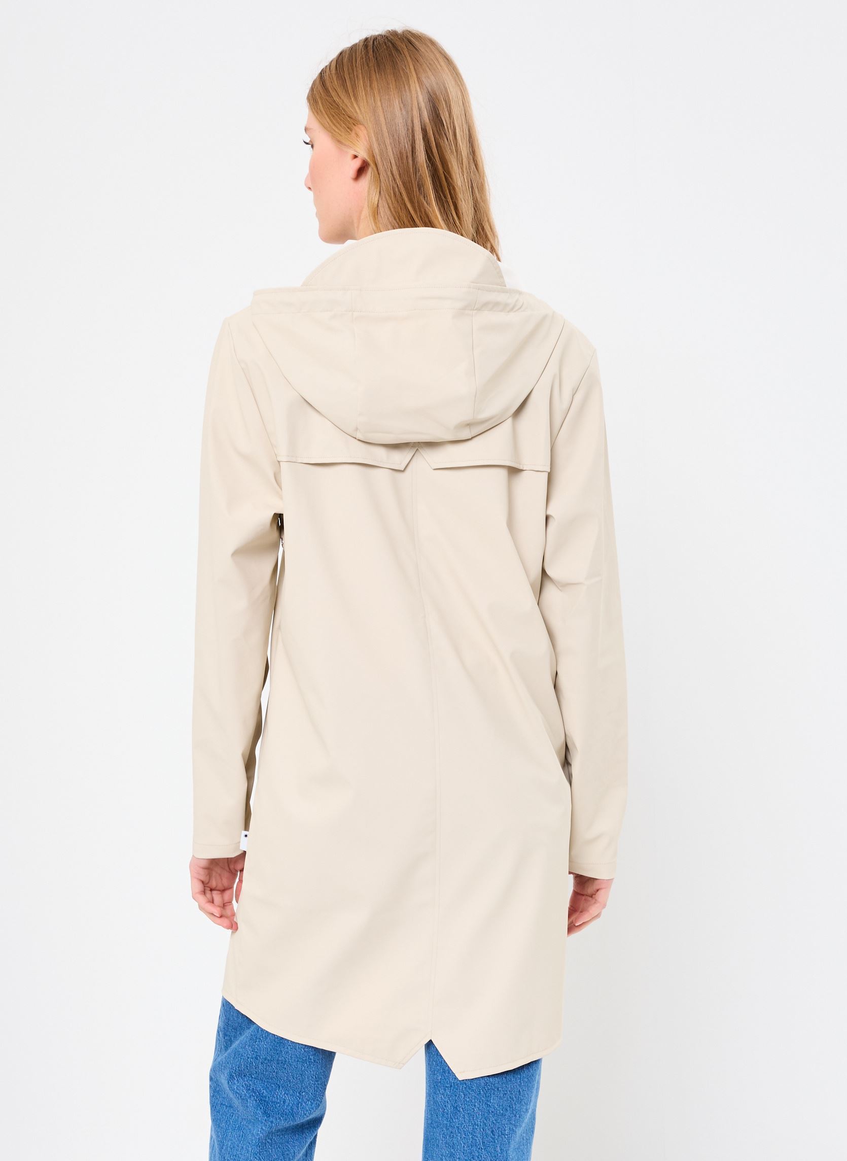 Vestes imperméable Long Jacket W3 - Unisexe femme beige Rains Vestes imperméable Long Jacket W3 - Unisexe femme beige DUNE