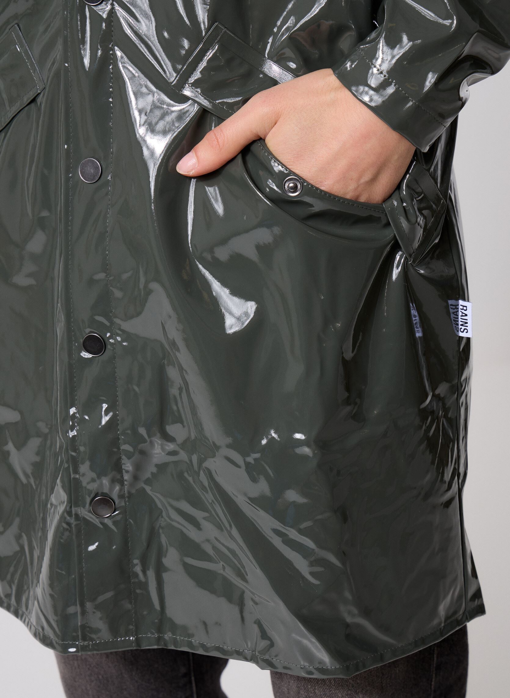 Vestes imperméable Long Jacket W3 - Unisexe femme vert Rains Vestes imperméable Long Jacket W3 - Unisexe femme vert SWAMP