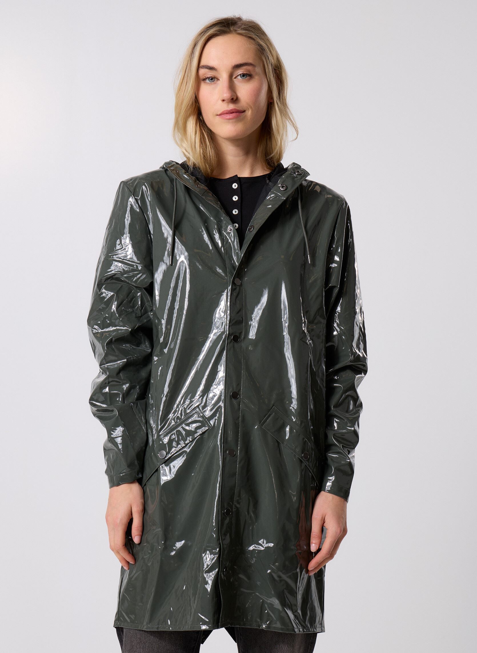 Vestes imperméable Long Jacket W3 - Unisexe femme vert Rains Vestes imperméable Long Jacket W3 - Unisexe femme vert SWAMP