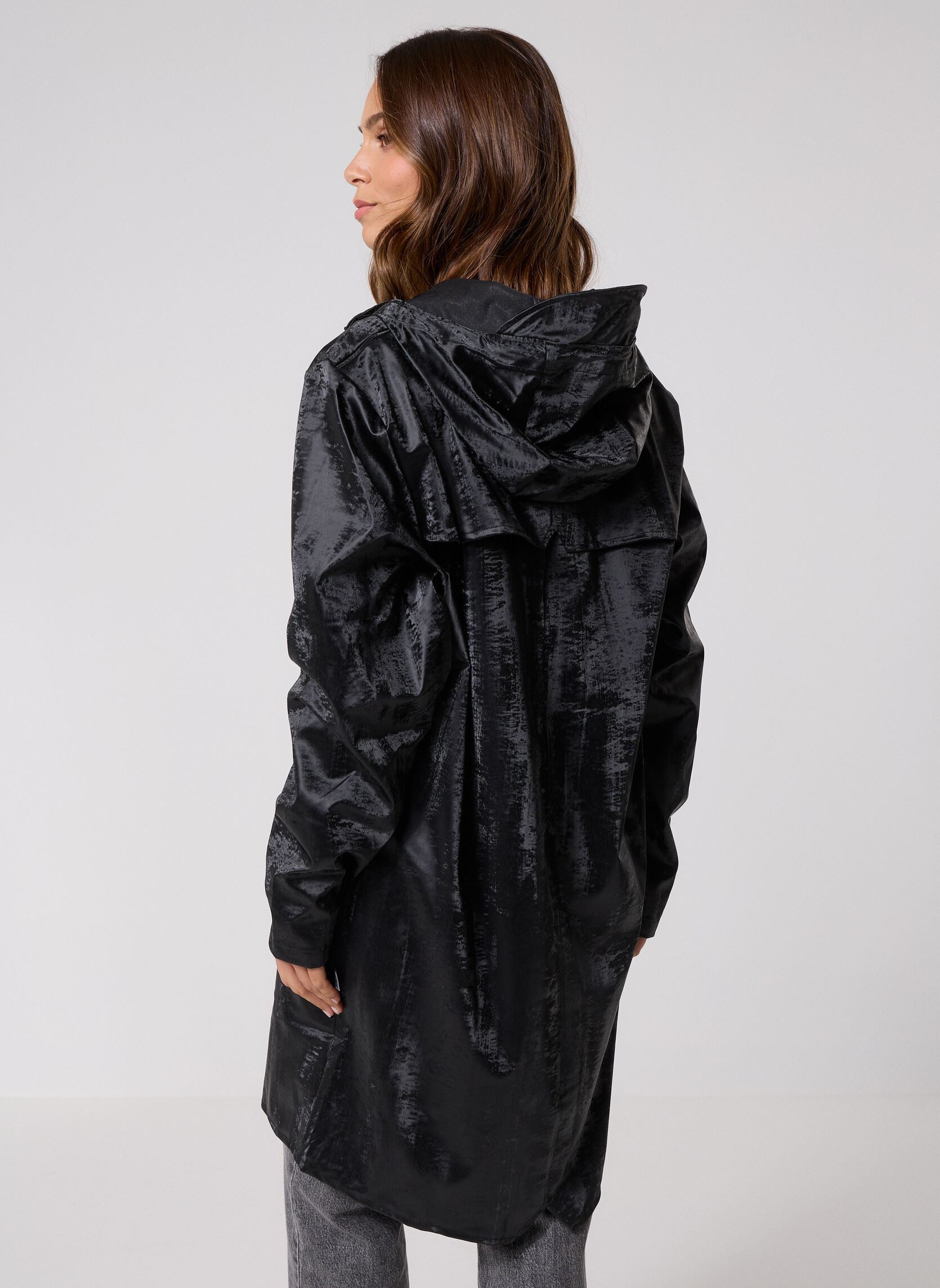 Regenjacken Long Jacket W3 - Unisexe damen schwarz Rains Regenjacken Long Jacket W3 - Unisexe damen schwarz COAL