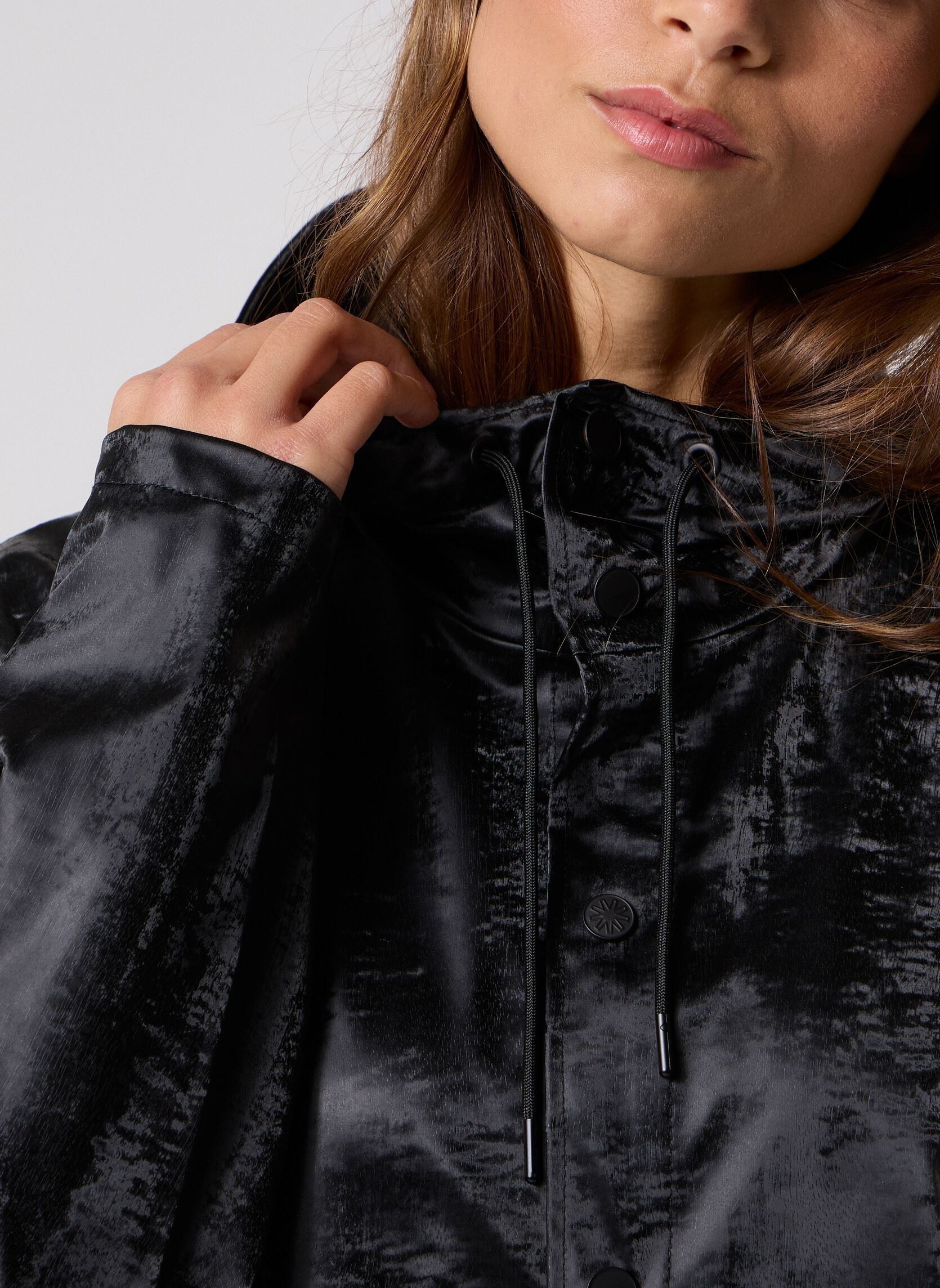 Regenjacken Long Jacket W3 - Unisexe damen schwarz Rains Regenjacken Long Jacket W3 - Unisexe damen schwarz COAL