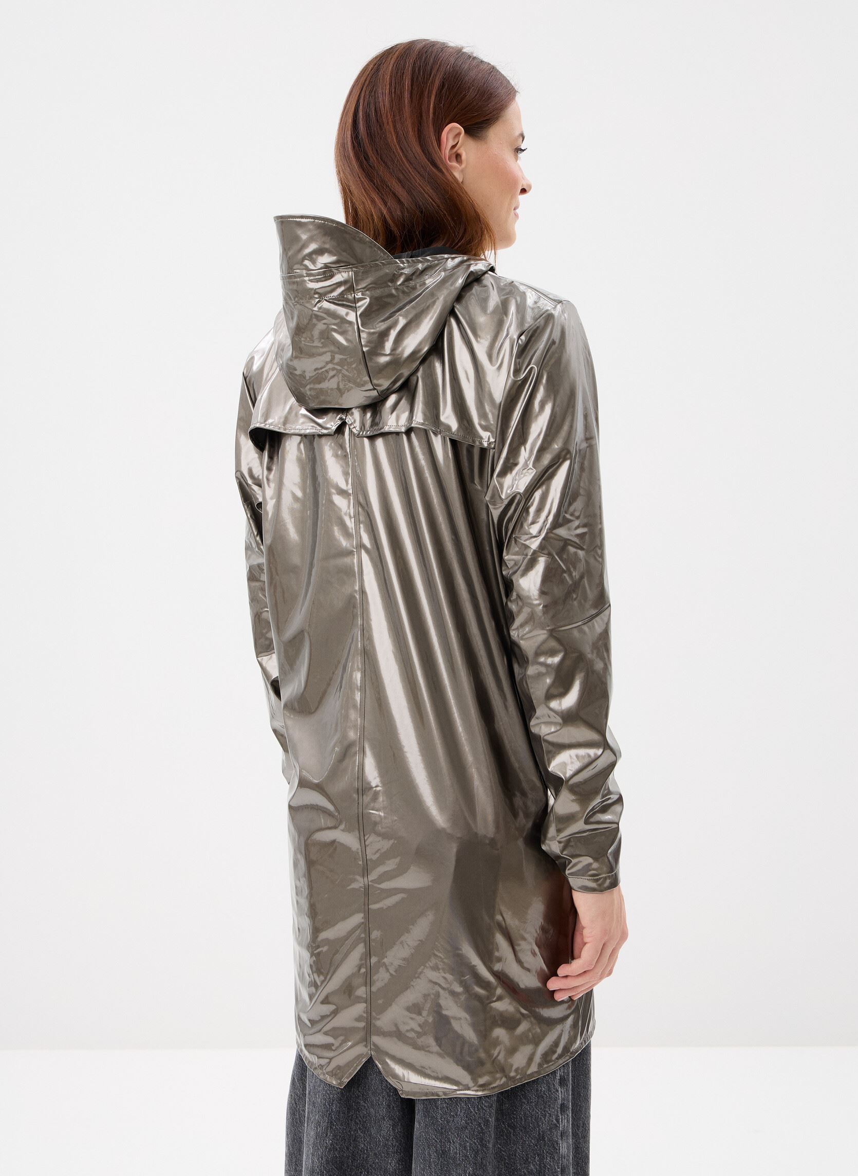 Vestes imperméable Long Jacket W3 - Unisexe femme argent Rains Vestes imperméable Long Jacket W3 - Unisexe femme argent RAVEN