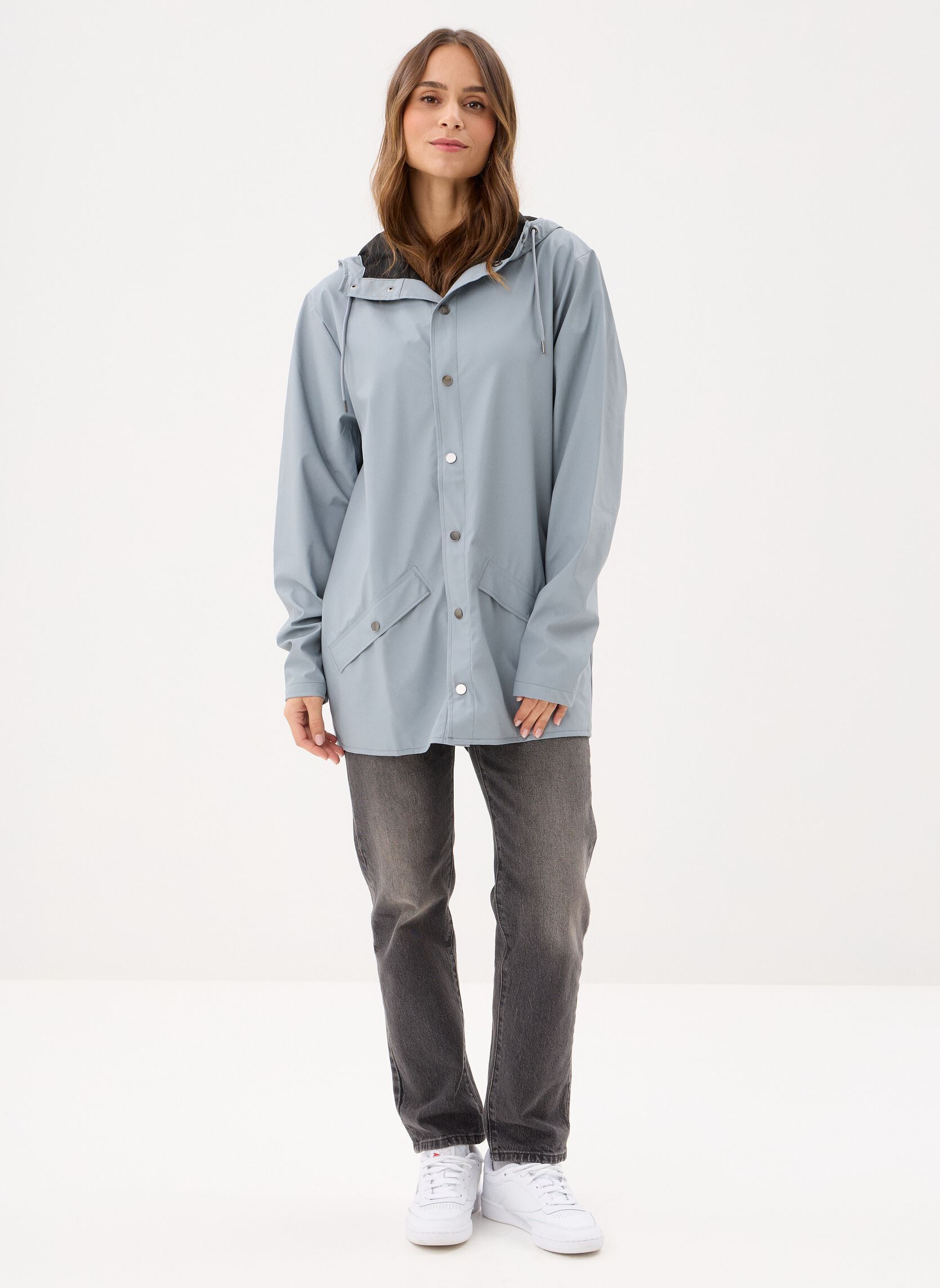 Vestes imperméable Long Jacket W3 - Unisexe femme bleu Rains Vestes imperméable Long Jacket W3 - Unisexe femme bleu POOL