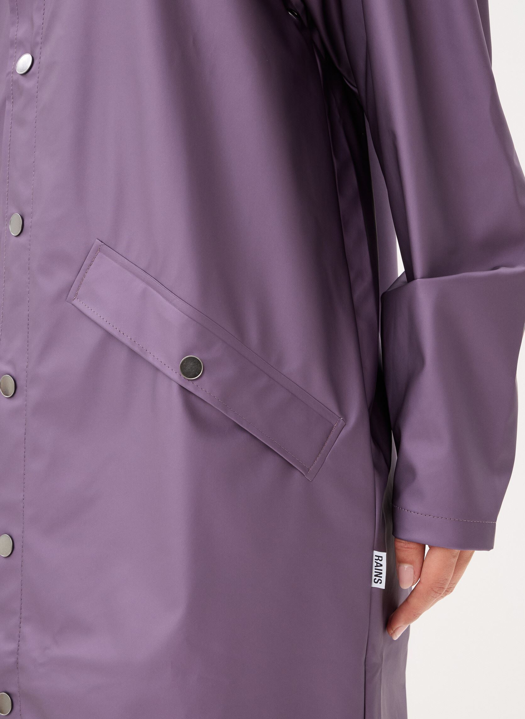 Regenjacken Long Jacket W3 - Unisexe damen violett Rains Regenjacken Long Jacket W3 - Unisexe damen violett BODY