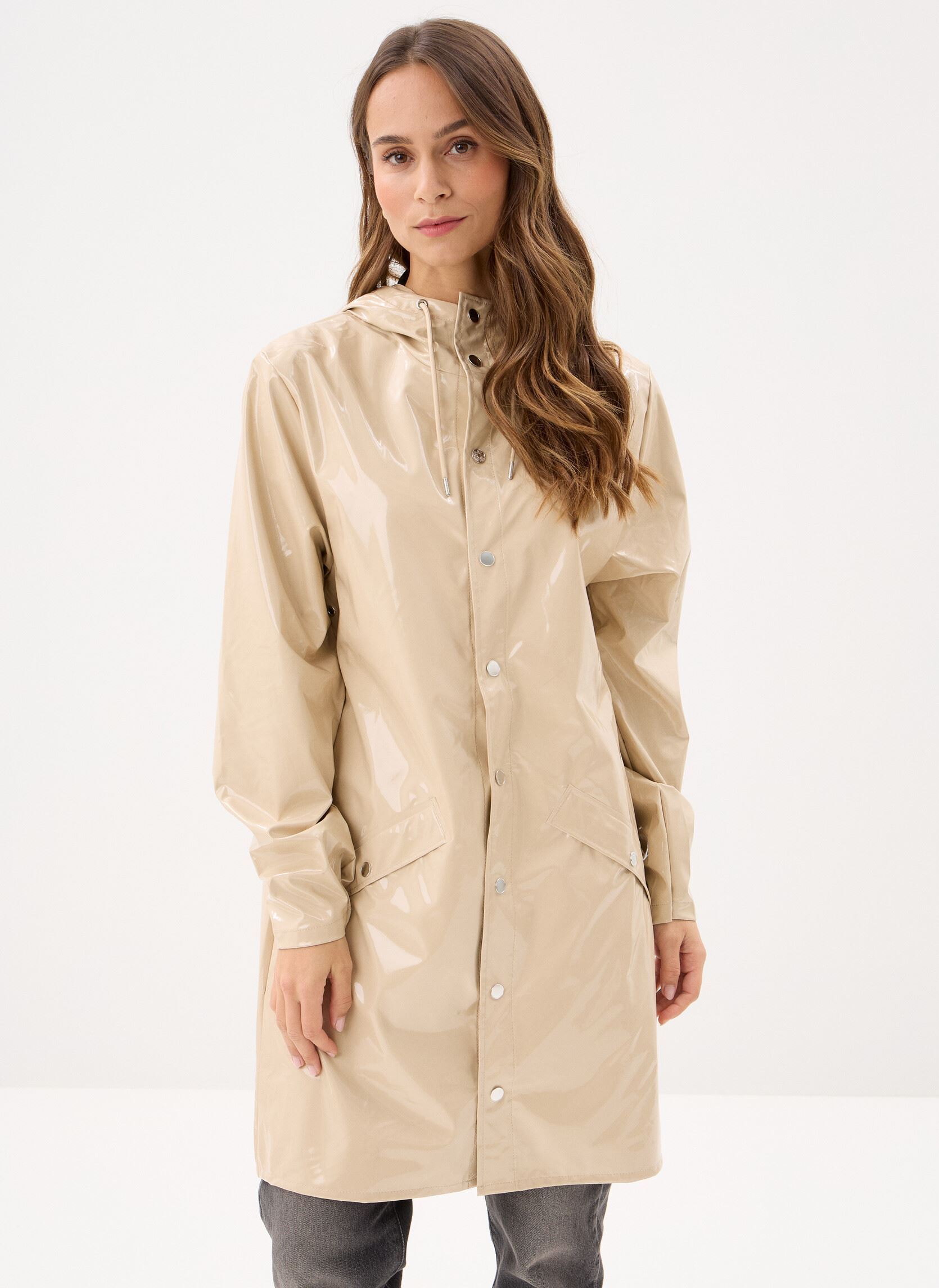Vestes imperméable Long Jacket W3 - Unisexe femme blanc Rains Vestes imperméable Long Jacket W3 - Unisexe femme blanc SHORE
