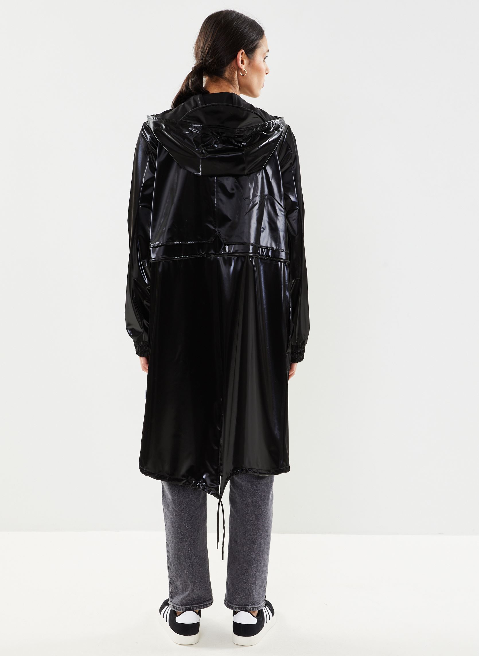 Regenjassen String W Parka dames grijs Rains Regenjassen String W Parka dames grijs NIGHT