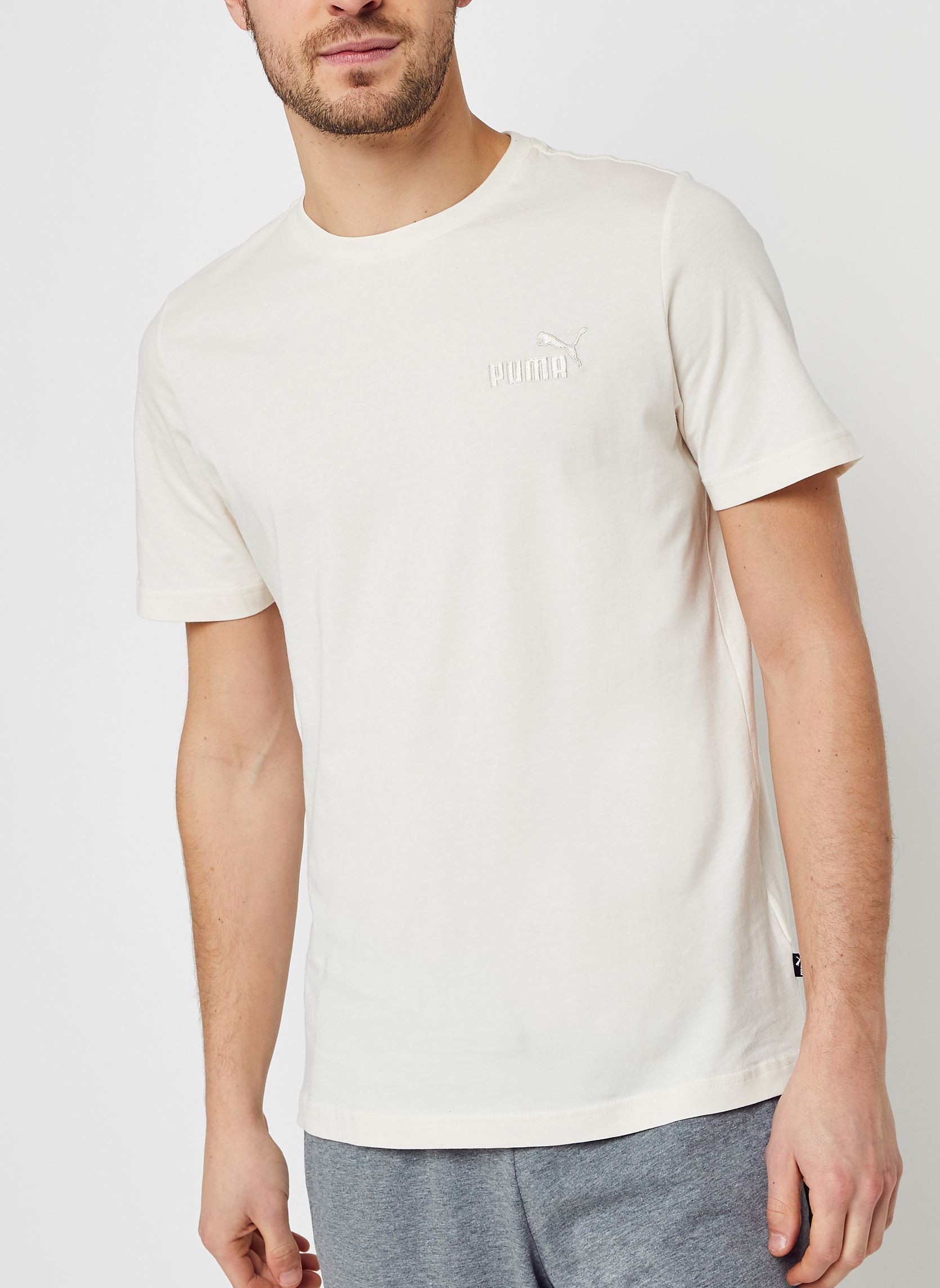 Vêtements Puma FD ESS+ Embroidery Logo Tee pour Accessoires