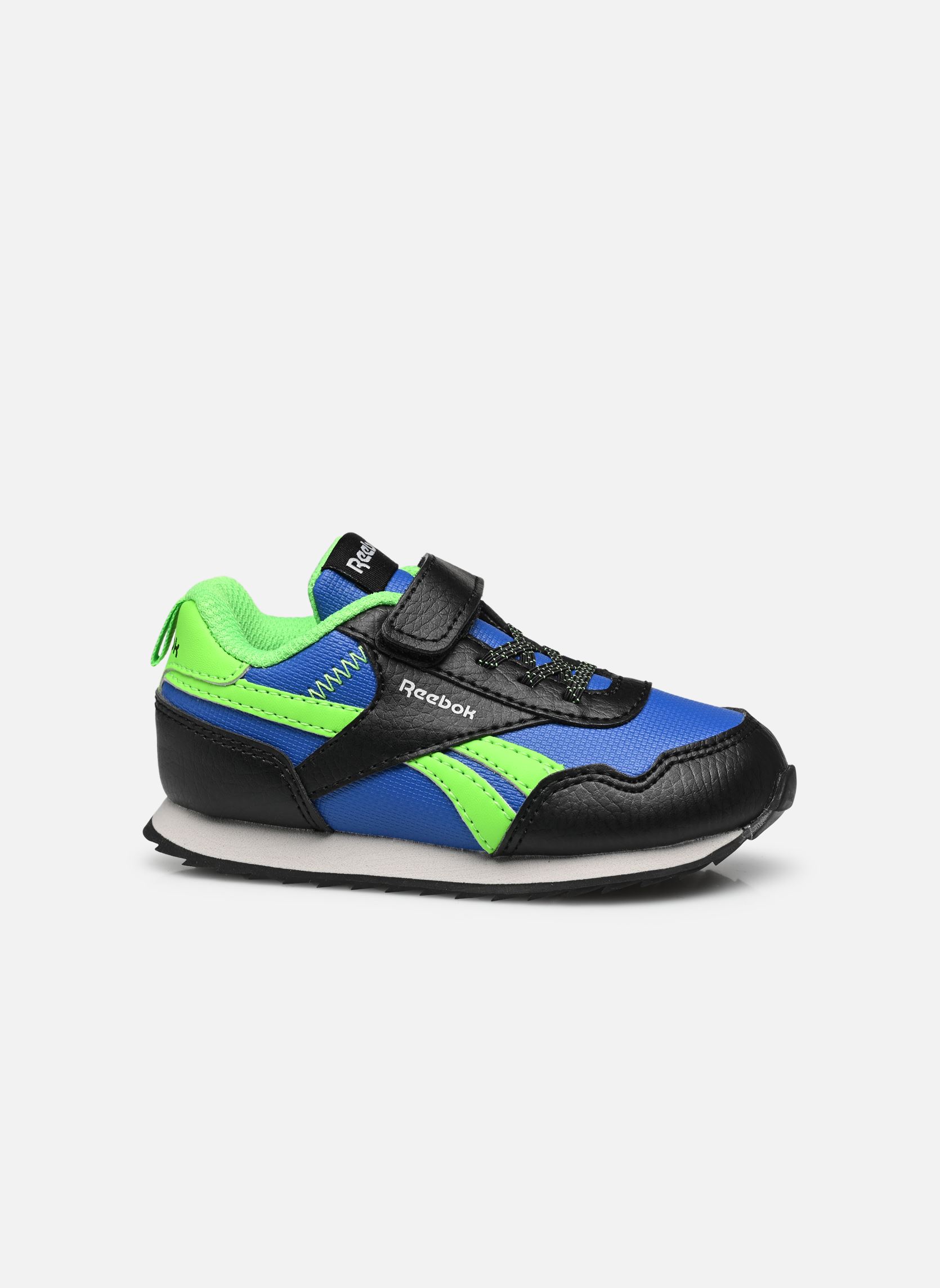 Niedrige Sneaker Reebok Royal Cl Jog 3.0 1V jungen schwarz Reebok Niedrige Sneaker Reebok Royal Cl Jog 3.0 1V jungen schwarz BLACK/VECTOR BLUE/SOLAR LIME