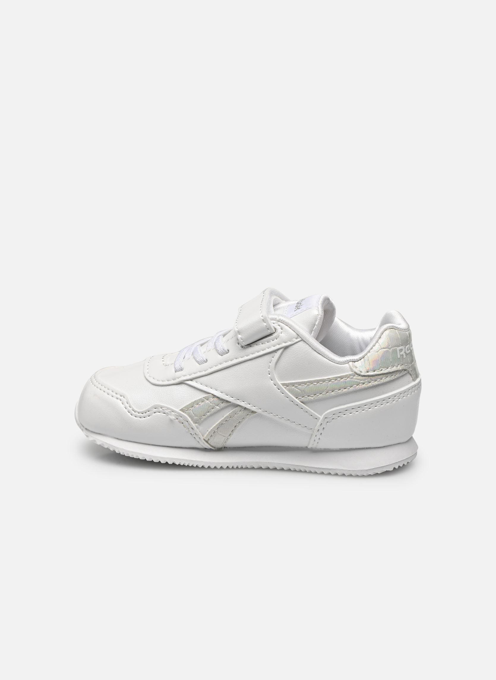 Baskets basses Reebok Royal Cl Jog fille blanc Reebok Baskets basses Reebok Royal Cl Jog fille blanc Ftwwht/Ftwwht/Silvmt