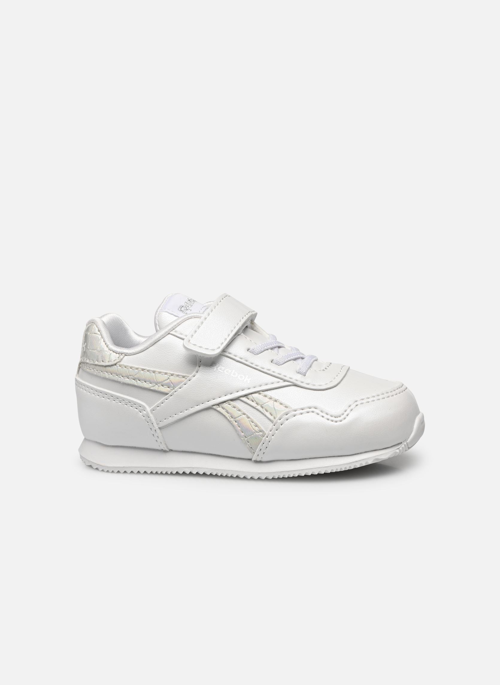 Baskets basses Reebok Royal Cl Jog fille blanc Reebok Baskets basses Reebok Royal Cl Jog fille blanc Ftwwht/Ftwwht/Silvmt