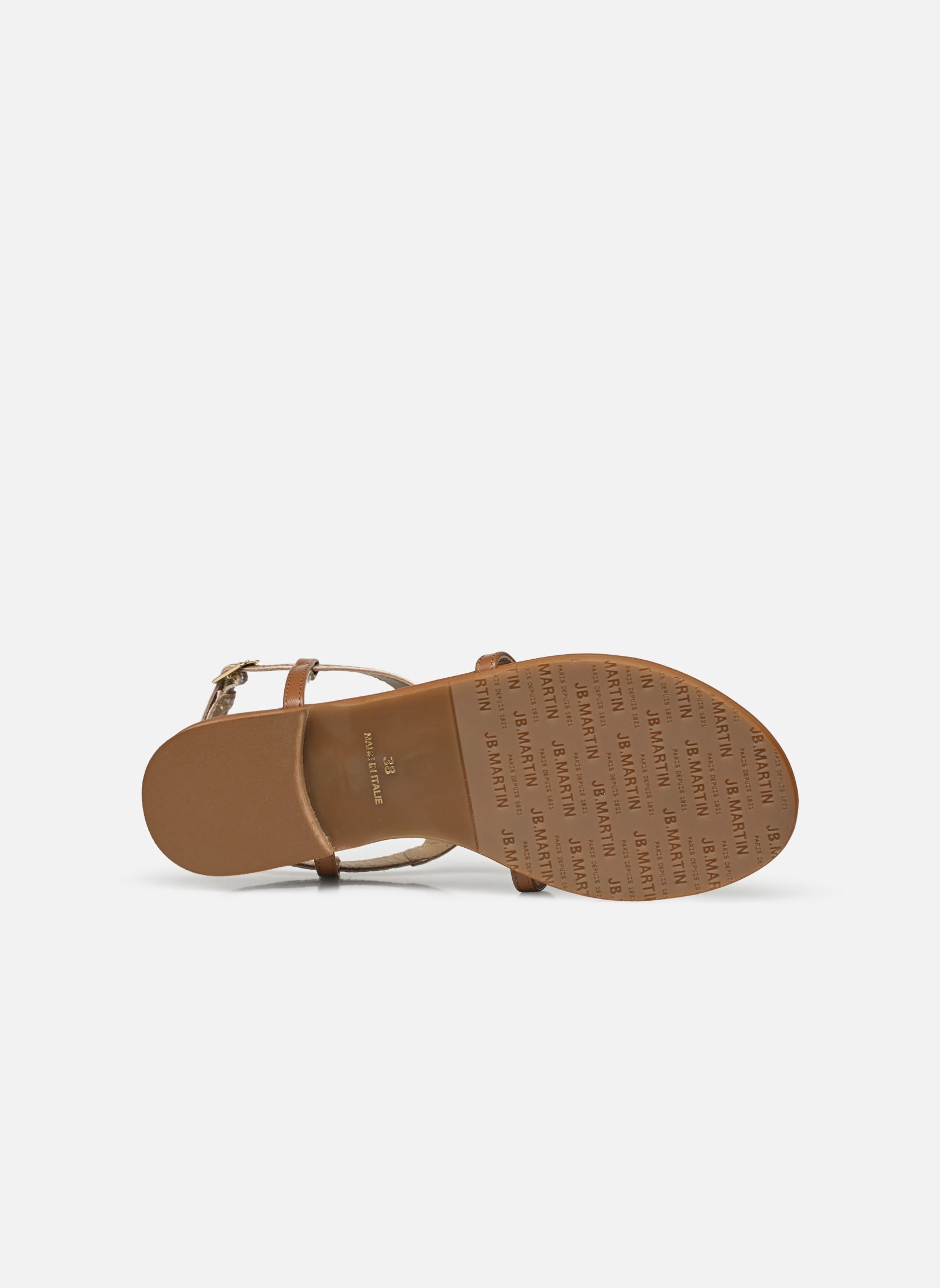 Sandalen AISSA dames bruin JB Martin Sandalen AISSA dames bruin PYTHON MARRON