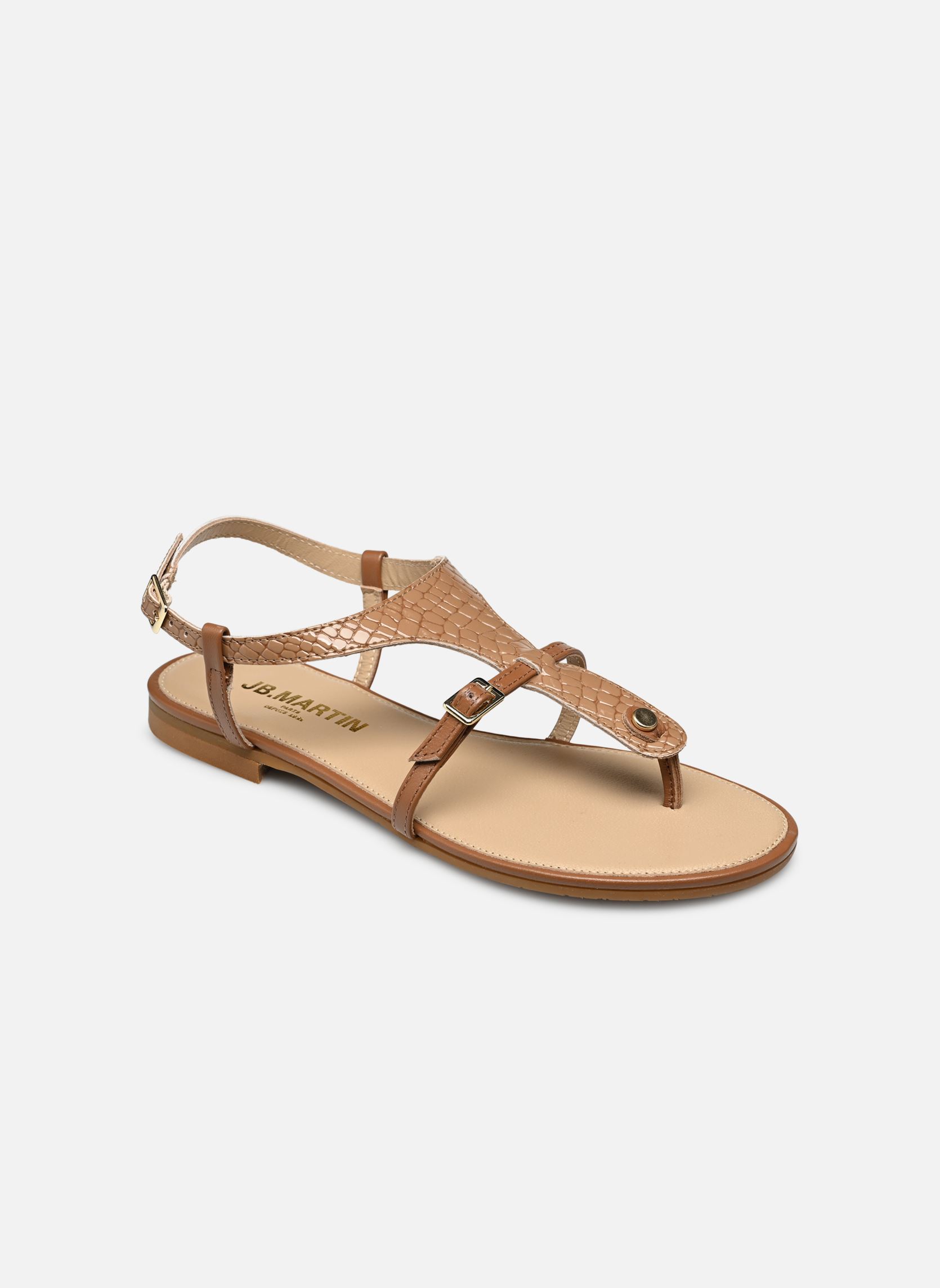 Sandalen AISSA dames bruin JB Martin Sandalen AISSA dames bruin PYTHON MARRON