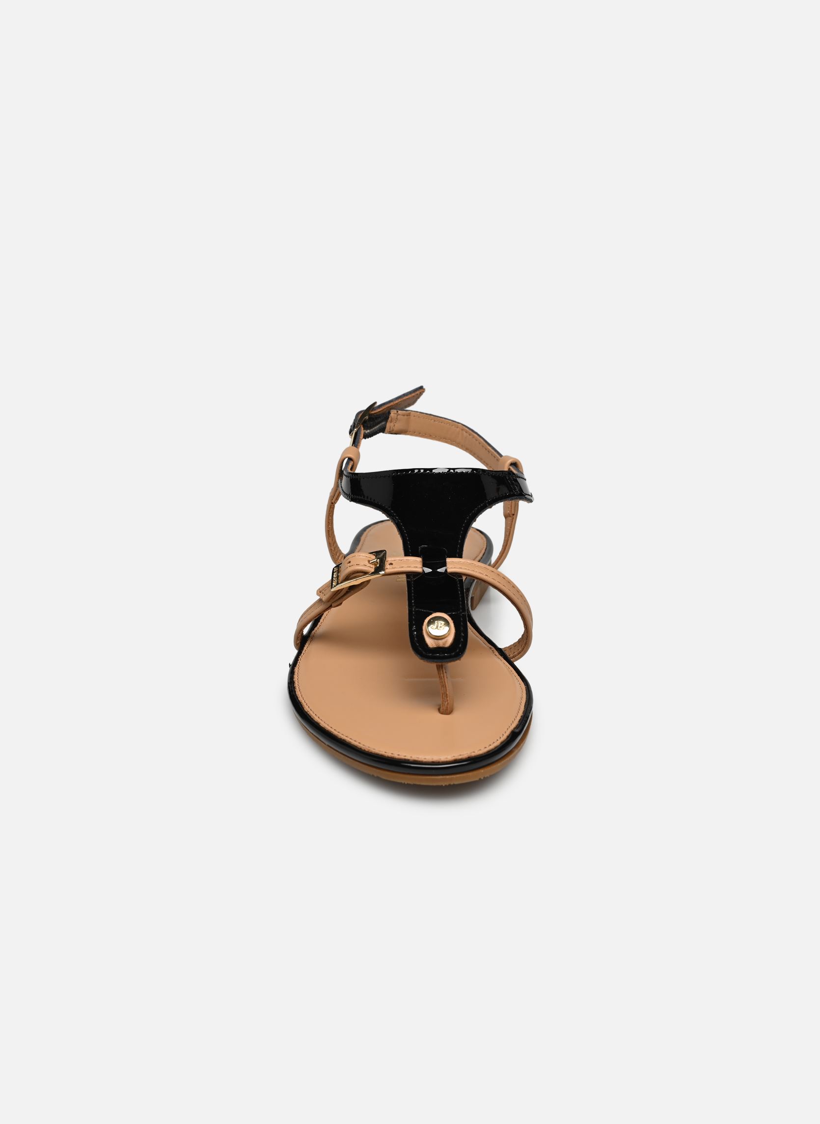 Sandalen AISSA damen schwarz JB Martin Sandalen AISSA damen schwarz Vernis Noir / Camel