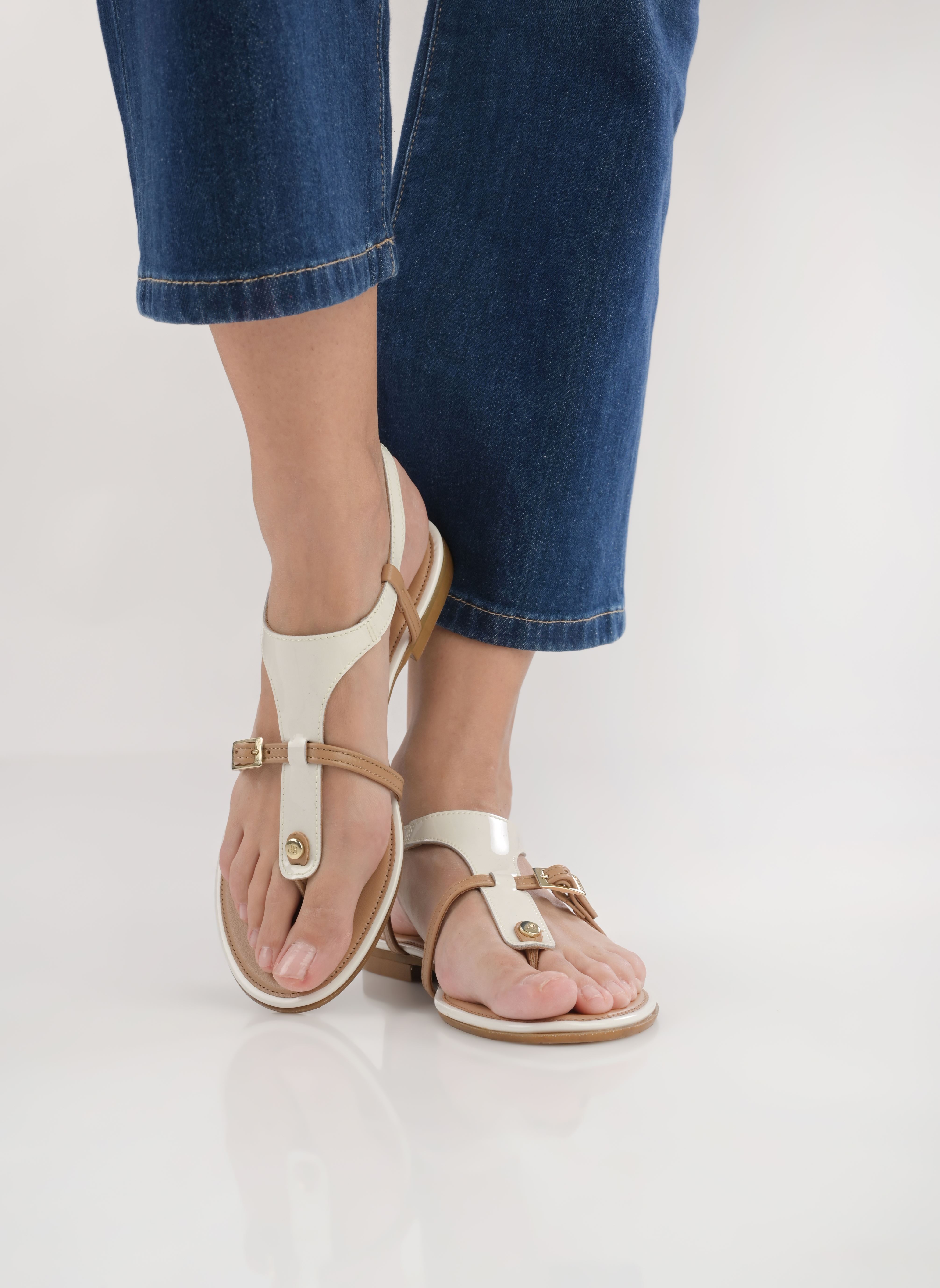 Sandalias AISSA mujer blanco JB Martin Sandalias AISSA mujer blanco Vernis blanc