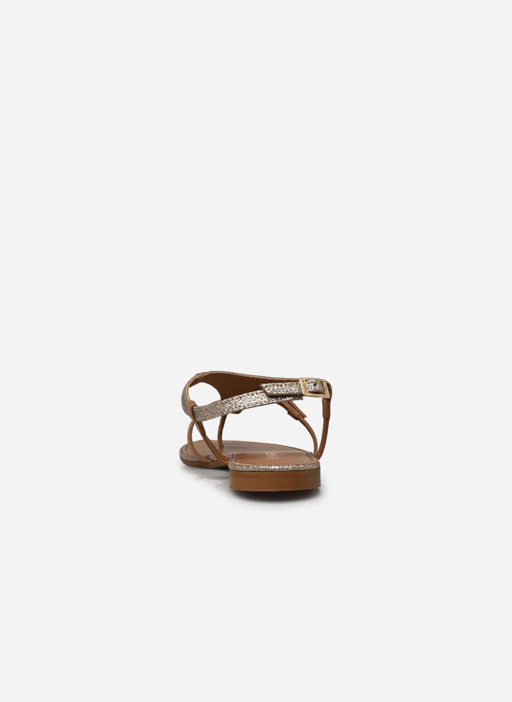 Sandalen AISSA dames goud en brons JB Martin Sandalen AISSA dames goud en brons Glitter Platine