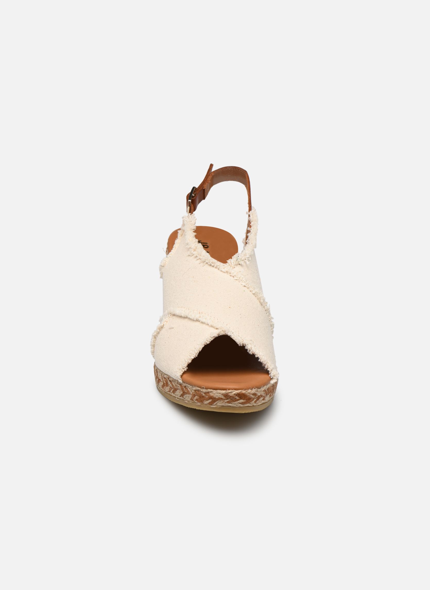 Sandali con zeppa e plateau IONA donna marrone JB Martin Sandali con zeppa e plateau IONA donna marrone ECRUE-CAMEL