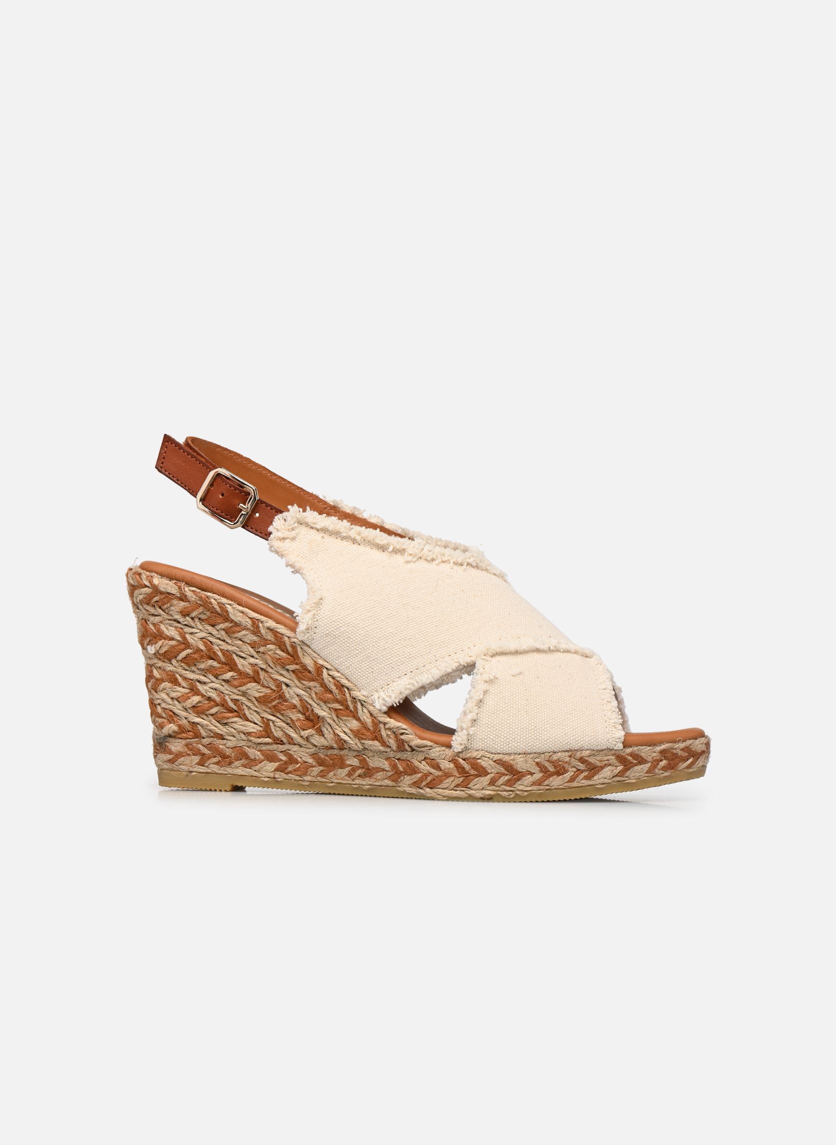 Sandali con zeppa e plateau IONA donna marrone JB Martin Sandali con zeppa e plateau IONA donna marrone ECRUE-CAMEL