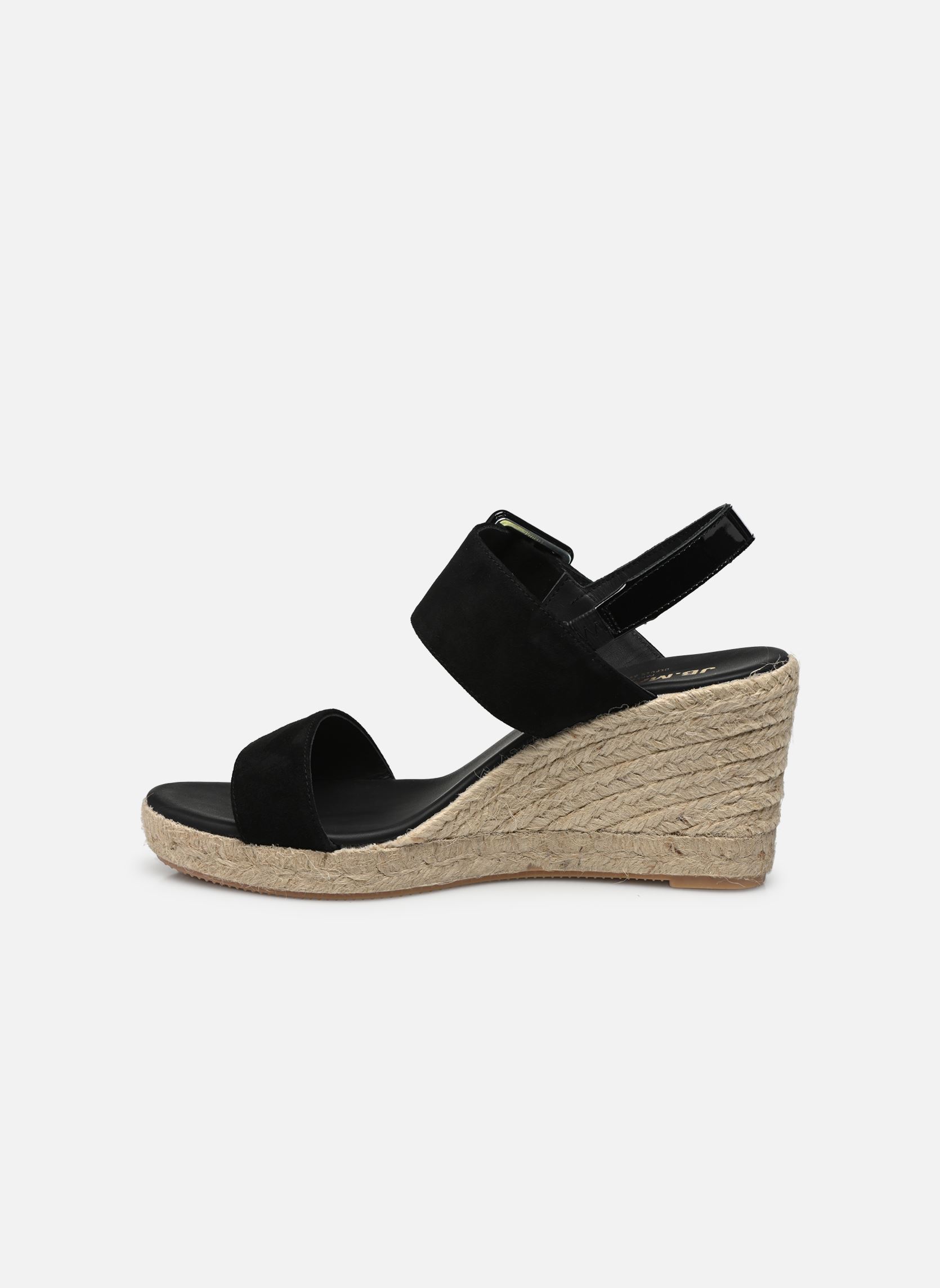 Sandalen met sleehak en plateau IRINA dames zwart JB Martin Sandalen met sleehak en plateau IRINA dames zwart Noir