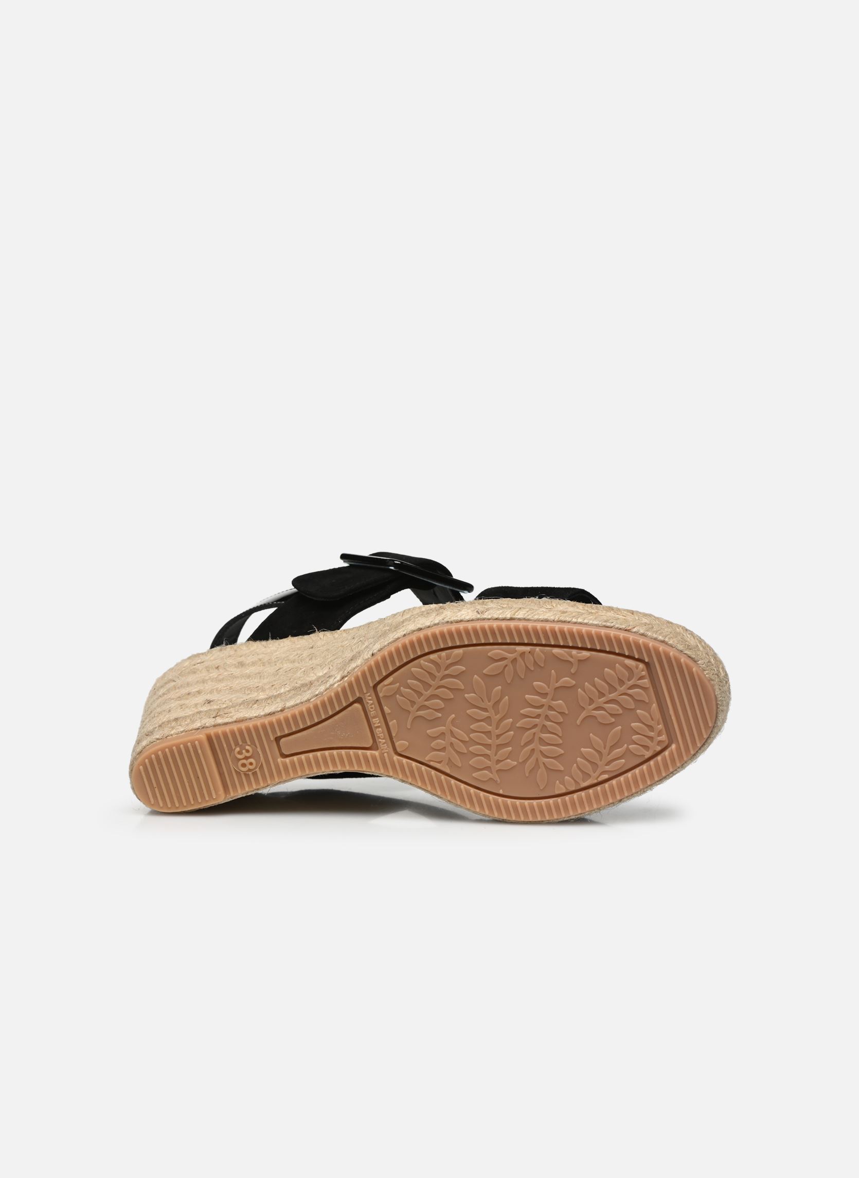 Sandalen met sleehak en plateau IRINA dames zwart JB Martin Sandalen met sleehak en plateau IRINA dames zwart Noir