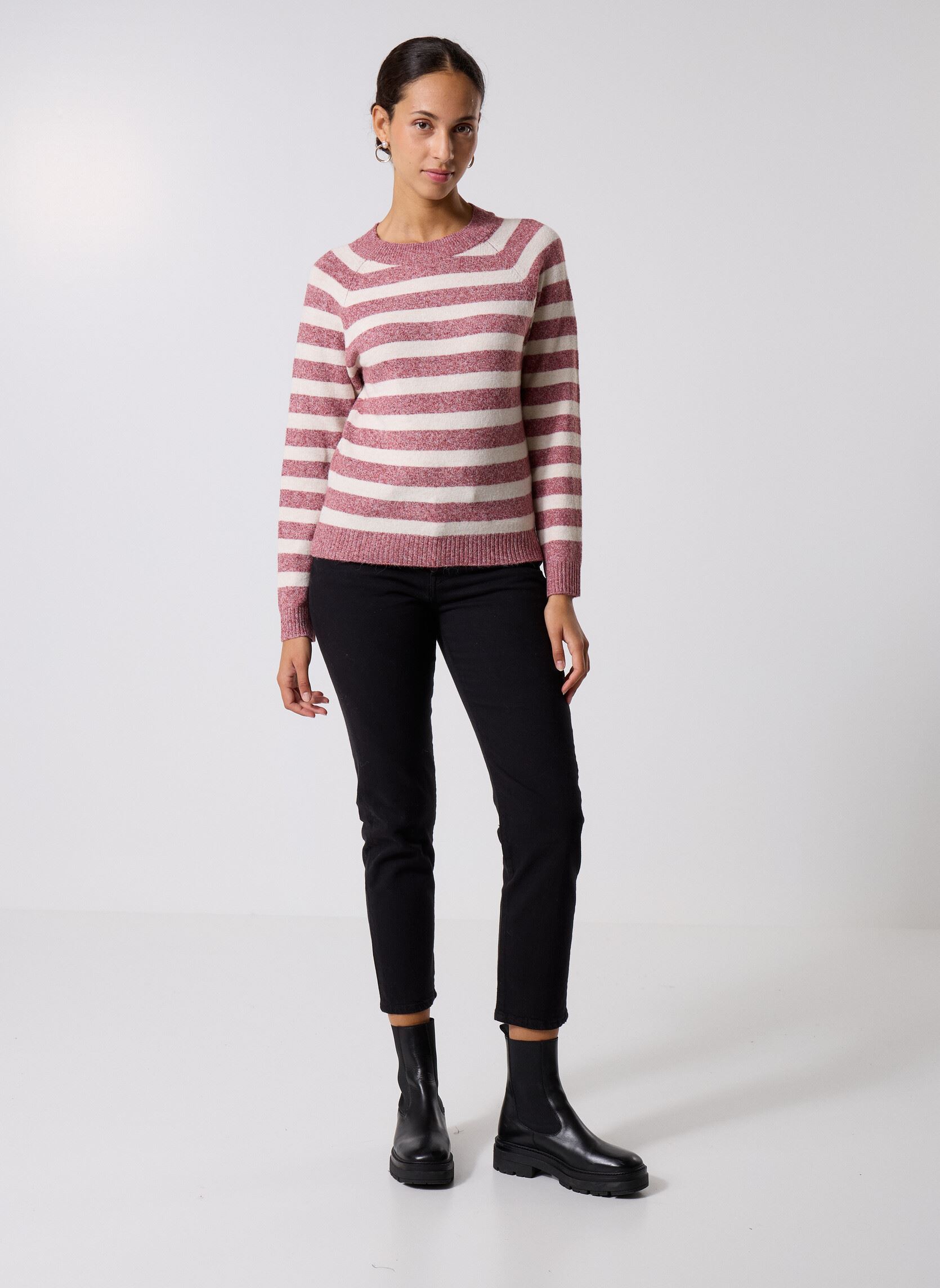 Pulls Vmdoffy Ls O-Neck Blouse Ga Noos femme bordeaux Vero Moda Pulls Vmdoffy Ls O-Neck Blouse Ga Noos femme bordeaux Syrah