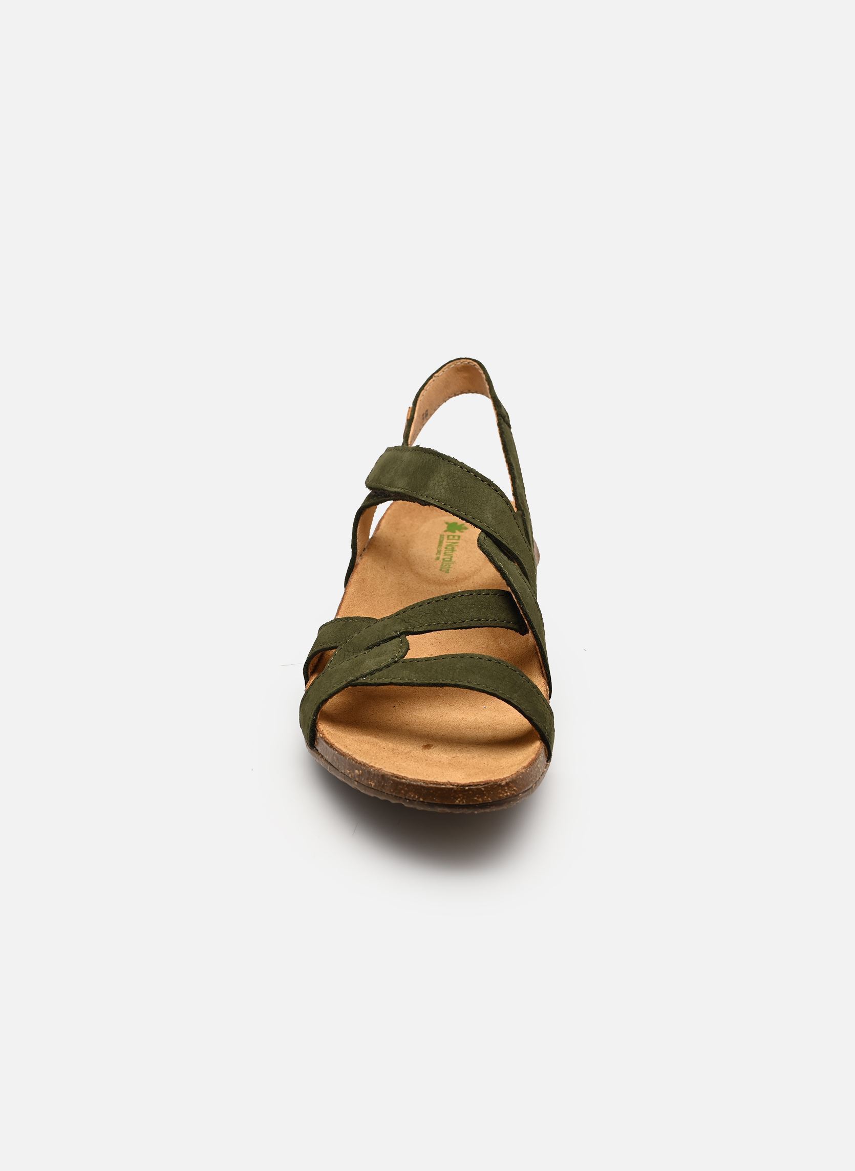 Sandales Wakataua N5079 femme vert El Naturalista Sandales Wakataua N5079 femme vert NOBUCK LAVADO KAKI