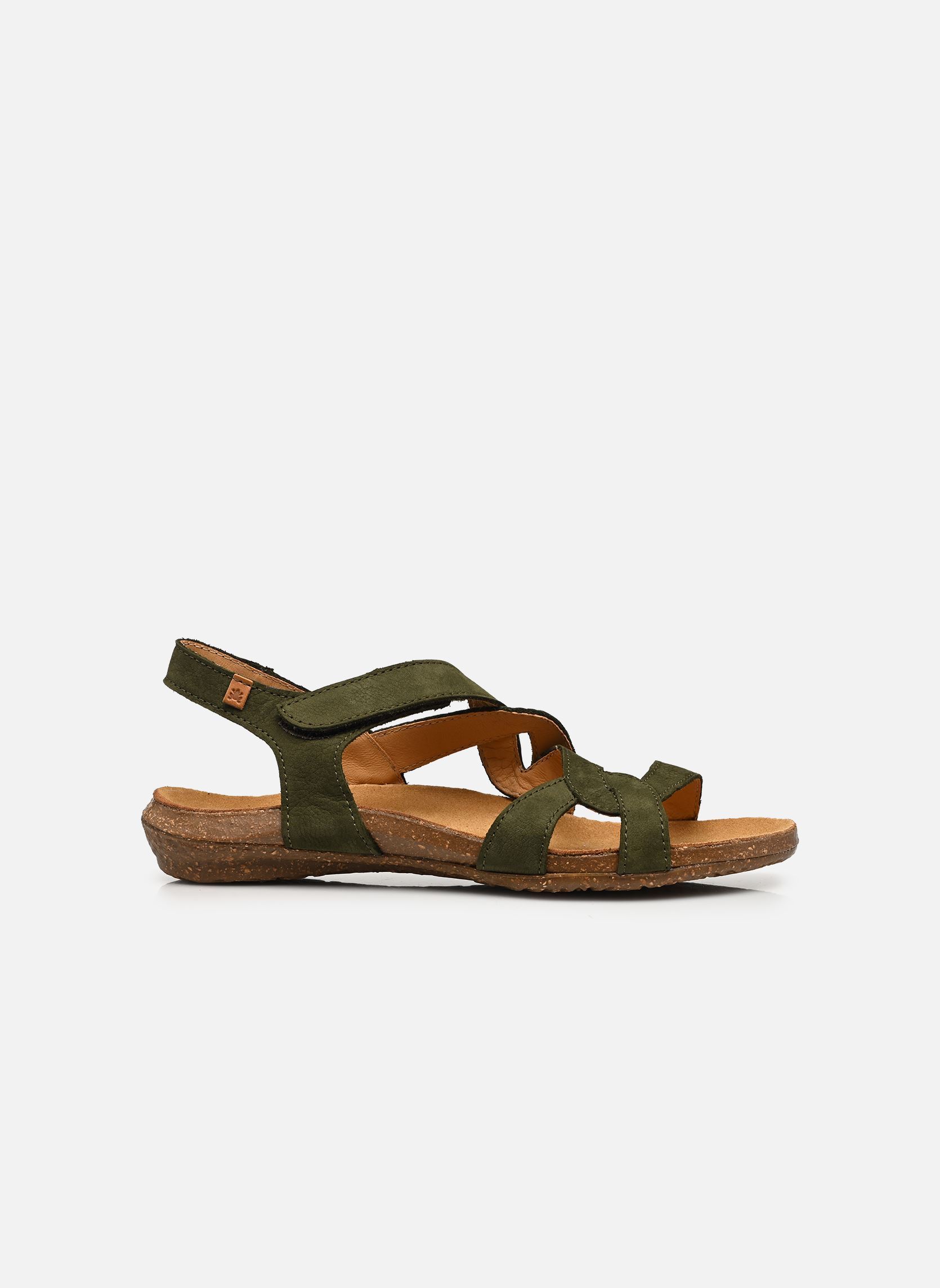Sandales Wakataua N5079 femme vert El Naturalista Sandales Wakataua N5079 femme vert NOBUCK LAVADO KAKI
