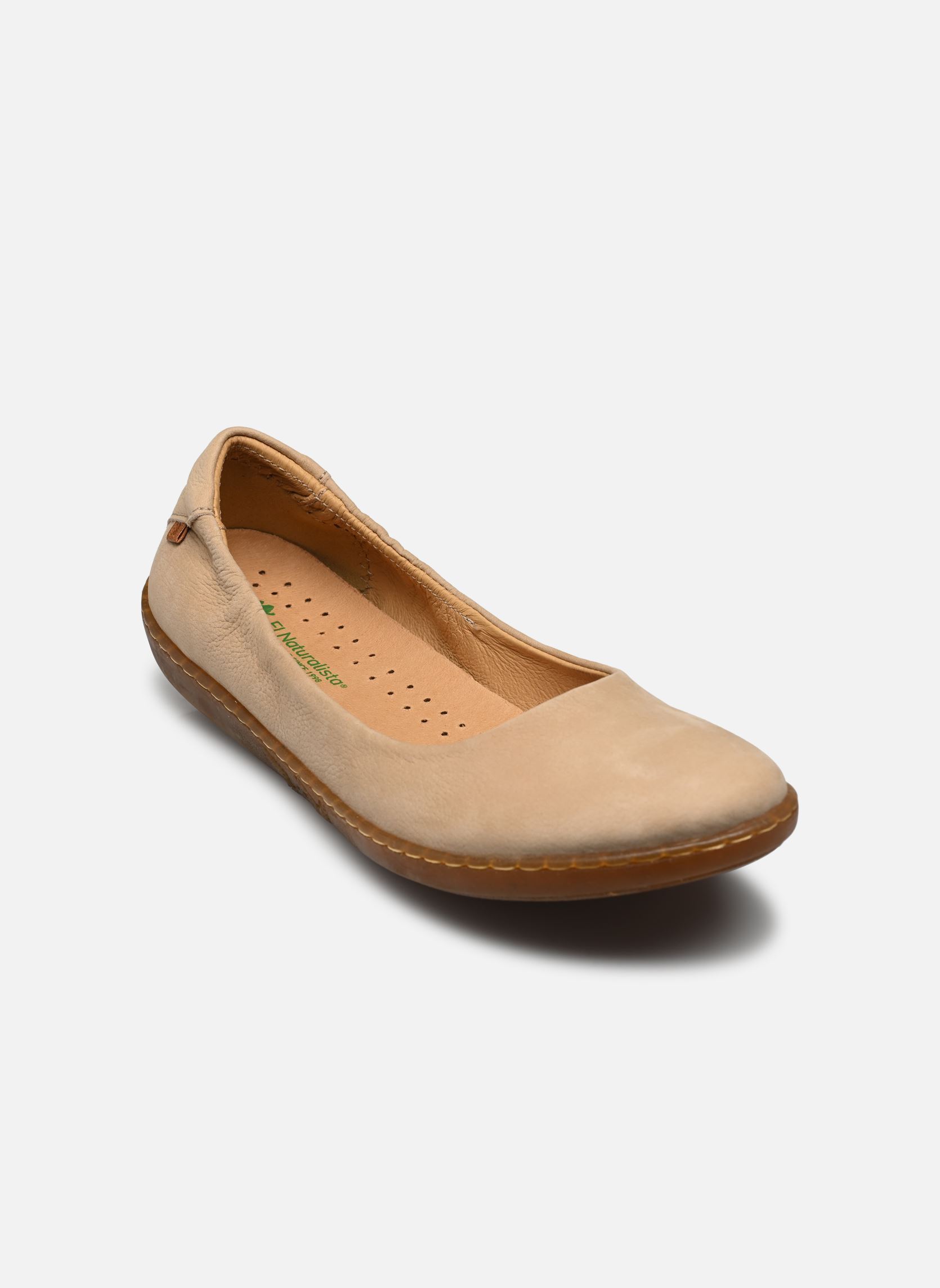 Klassische Ballerinas Coral N5300 damen weiß El Naturalista Klassische Ballerinas Coral N5300 damen weiß CREAM
