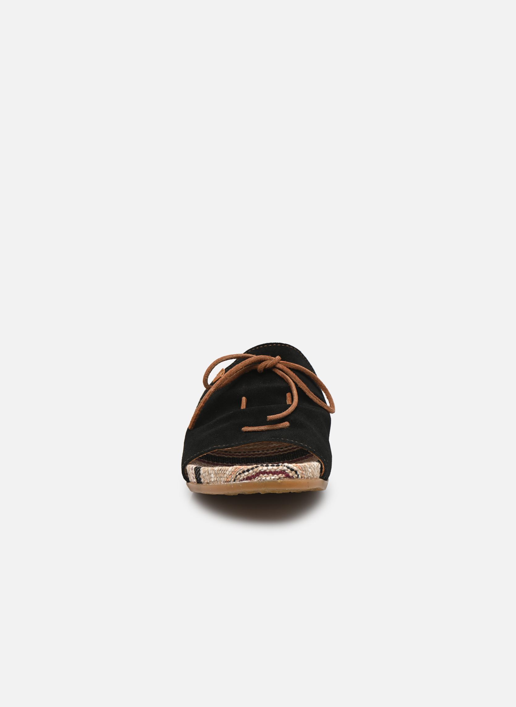 Pantoletten Zumaia N5254 damen schwarz El Naturalista Pantoletten Zumaia N5254 damen schwarz LUX SUEDE BLACK