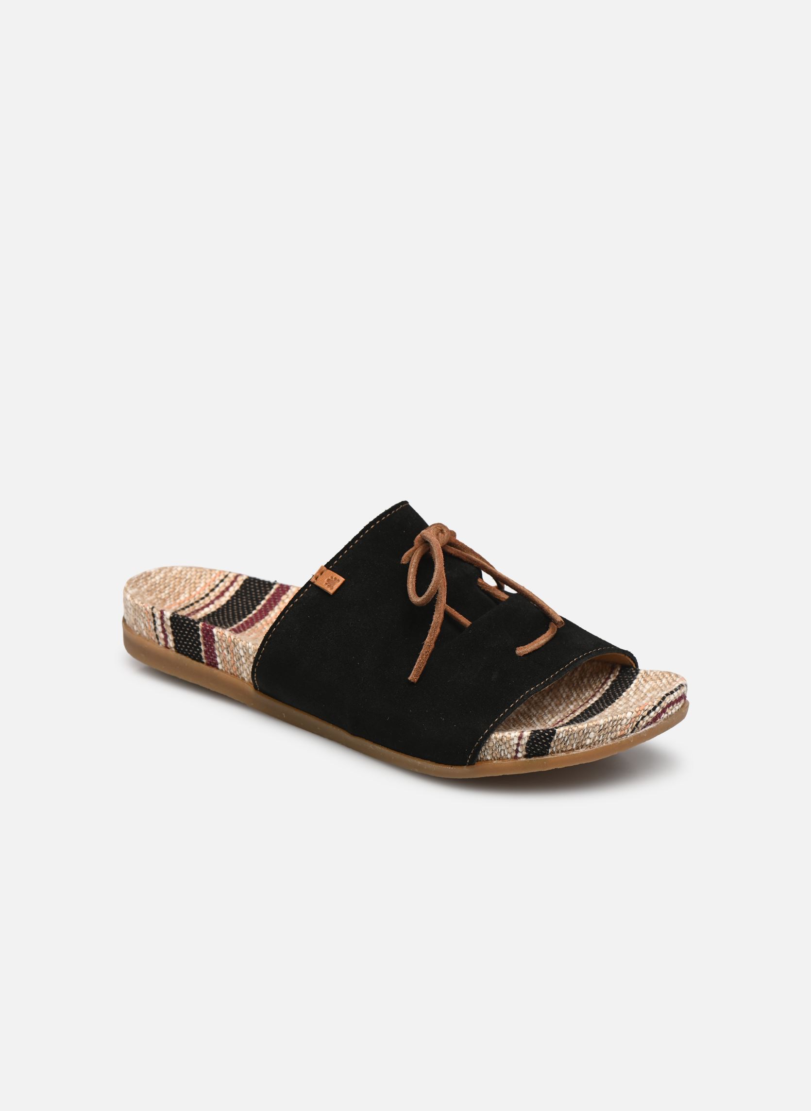 Pantoletten Zumaia N5254 damen schwarz El Naturalista Pantoletten Zumaia N5254 damen schwarz LUX SUEDE BLACK