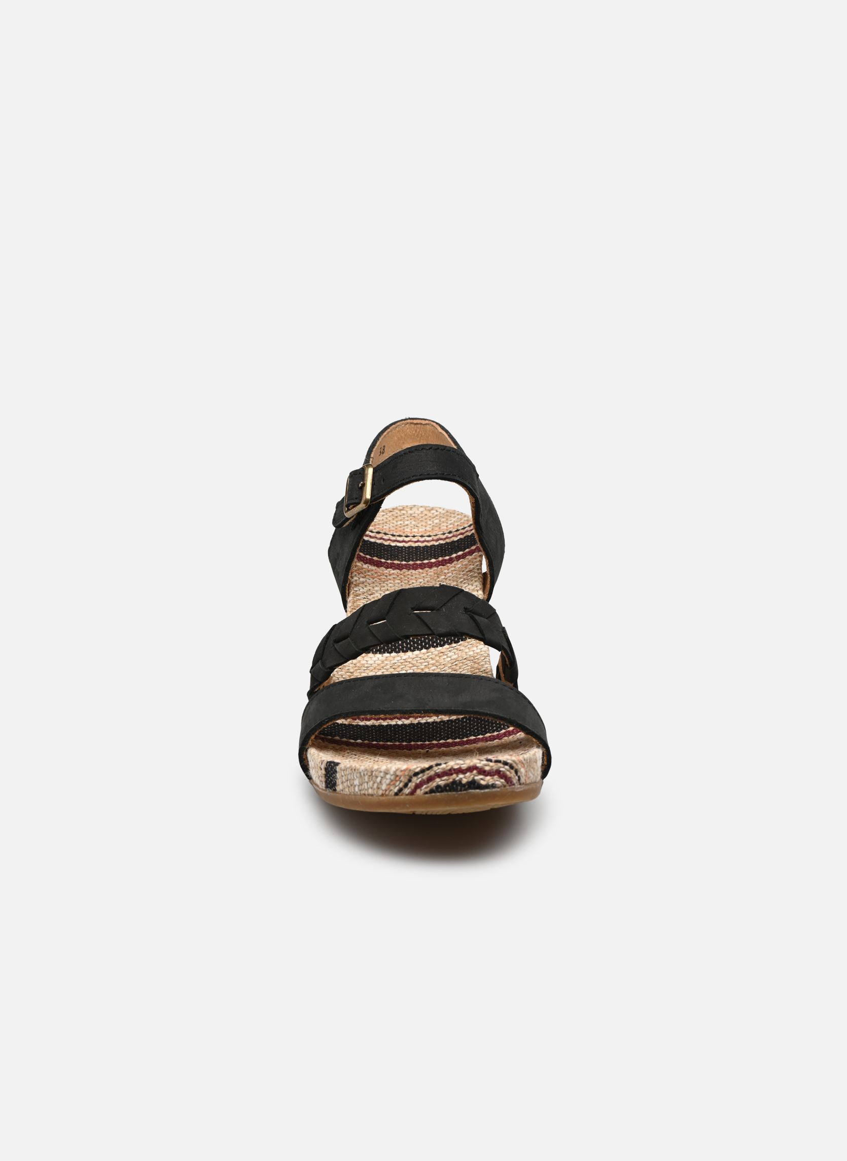 Sandalen Deba N5560 damen schwarz El Naturalista Sandalen Deba N5560 damen schwarz PLEASANT BLACK