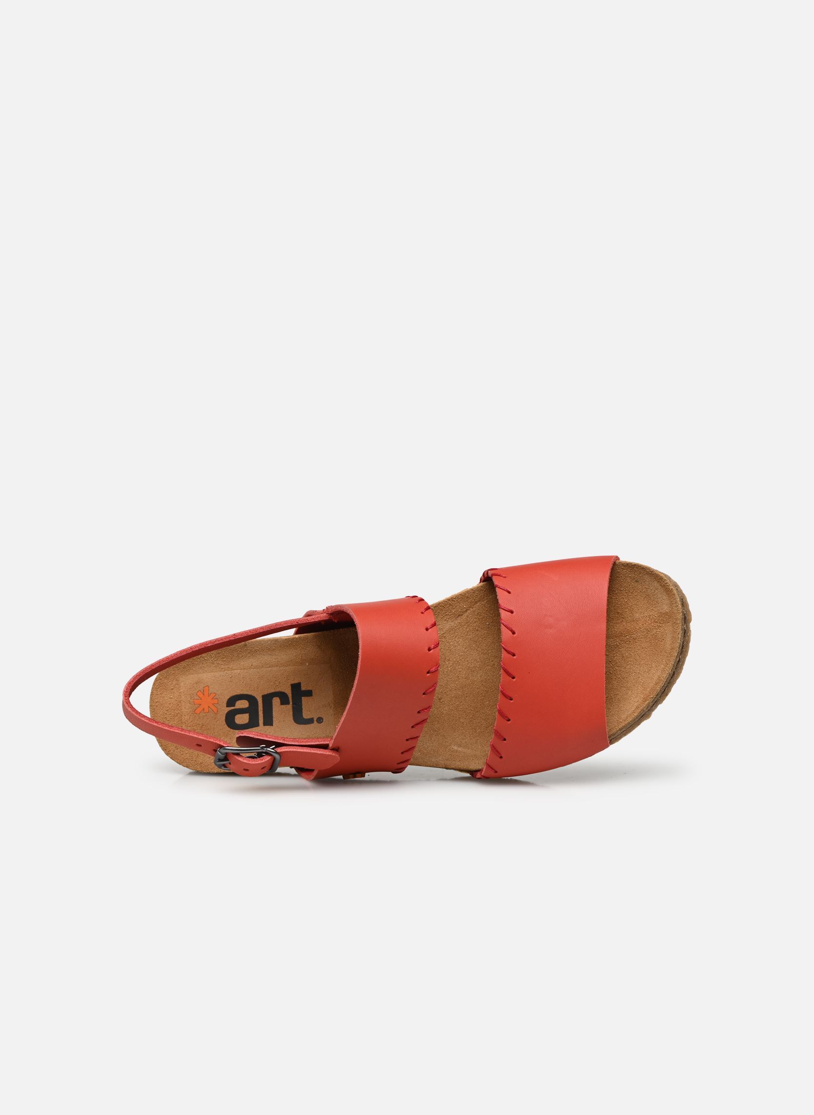 Sandales Creta 388 femme rouge Art Sandales Creta 388 femme rouge Grenadine