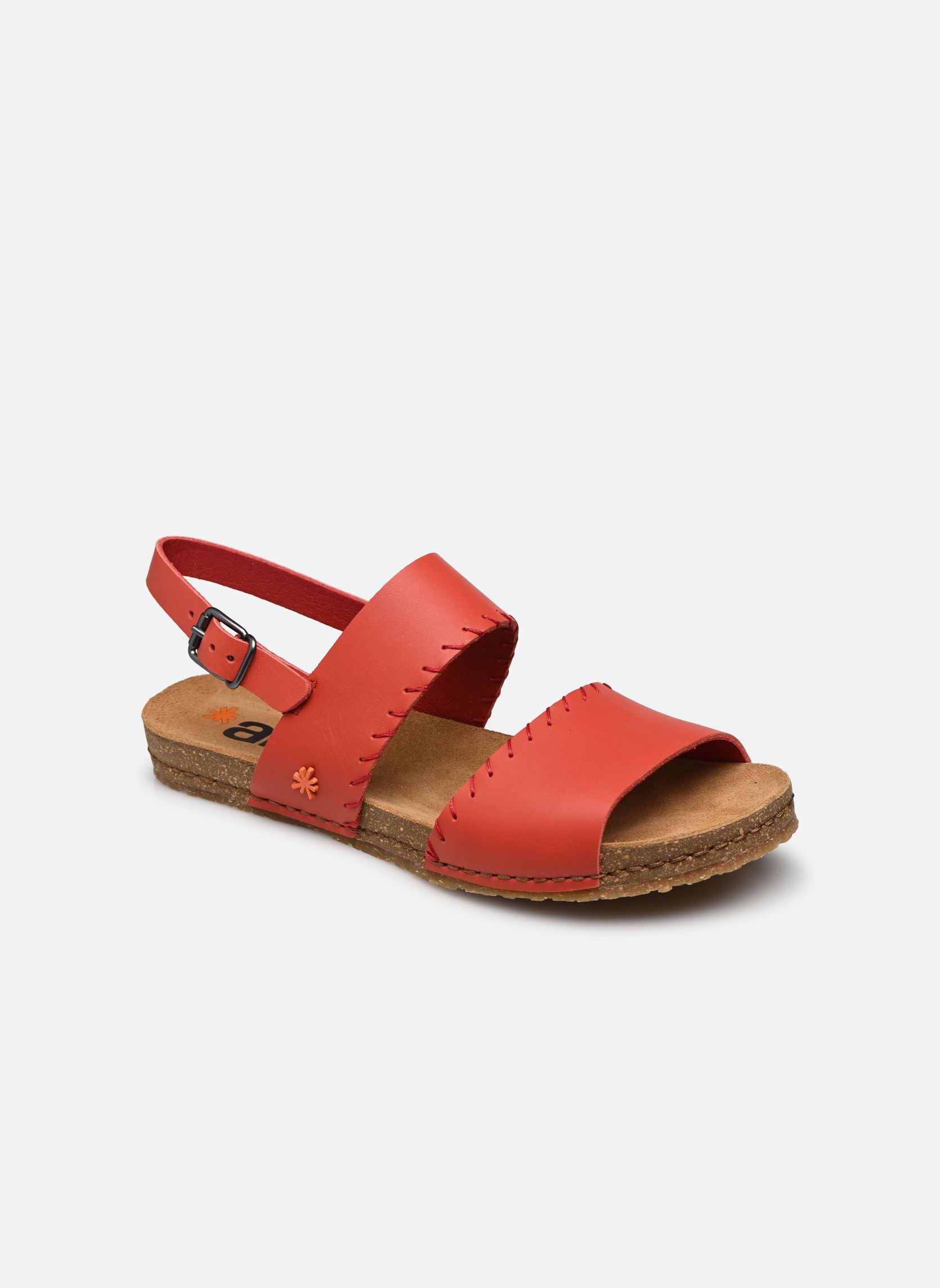 Sandales Creta 388 femme rouge Art Sandales Creta 388 femme rouge Grenadine