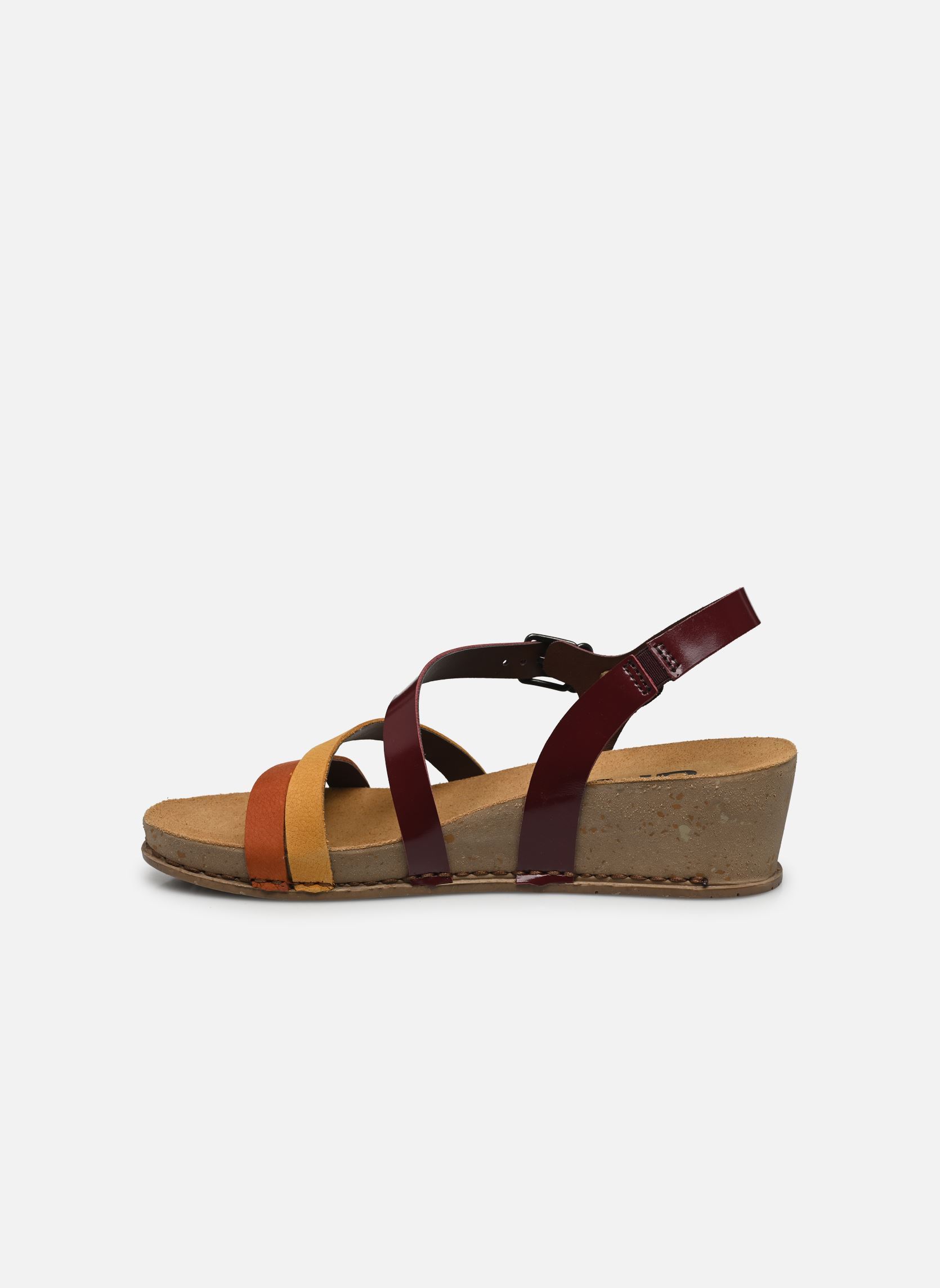 Sandalias y plataformas de cuña I Live 1930 mujer burdeos Art Sandalias y plataformas de cuña I Live 1930 mujer burdeos burdeos