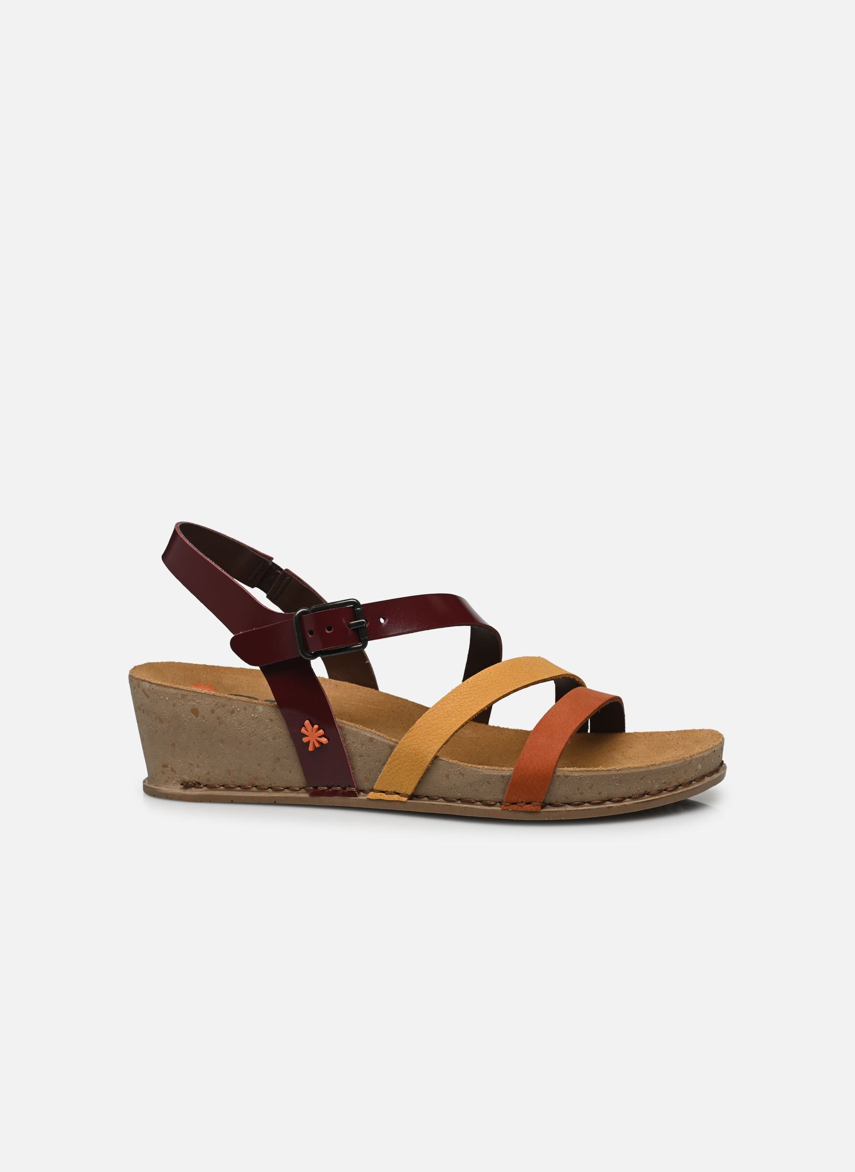 Sandalias y plataformas de cuña I Live 1930 mujer burdeos Art Sandalias y plataformas de cuña I Live 1930 mujer burdeos burdeos