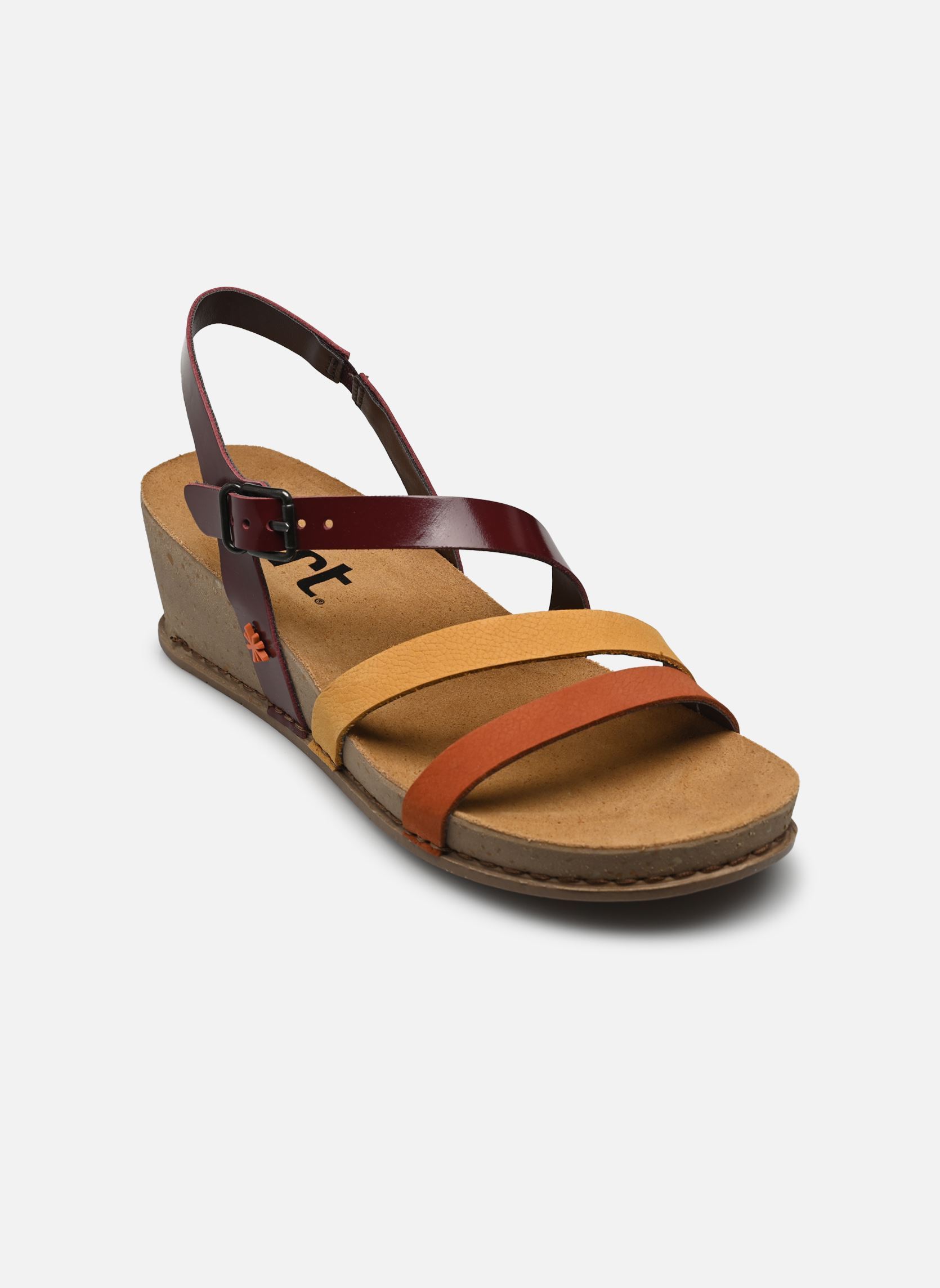 Sandalias y plataformas de cuña I Live 1930 mujer burdeos Art Sandalias y plataformas de cuña I Live 1930 mujer burdeos burdeos