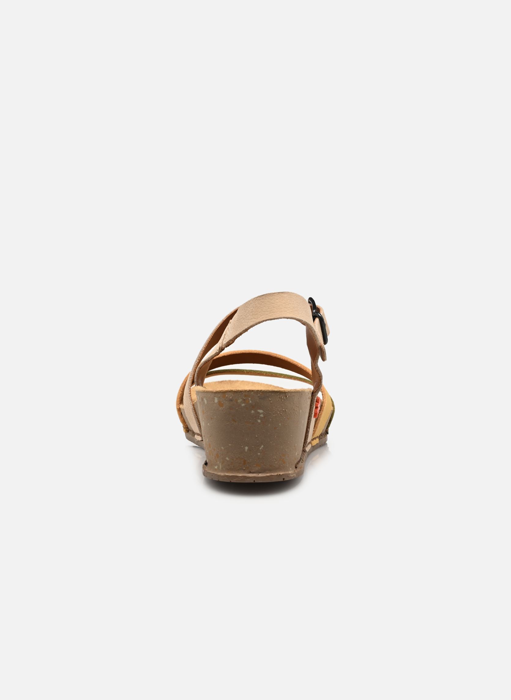 Sandales compensées et plateformes I Live 1930 femme multicolore Art Sandales compensées et plateformes I Live 1930 femme multicolore CREAM-HONEY