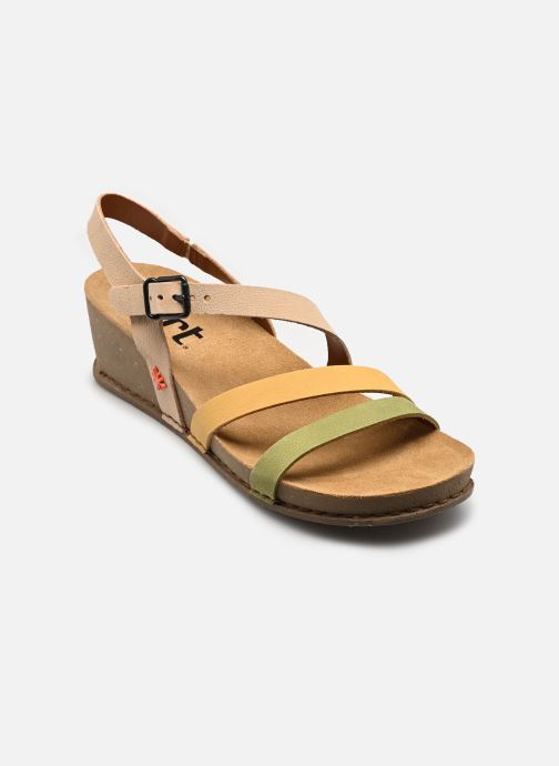 Art Sandalen met sleehak en plateau I Live 1930 dames meerkleurig