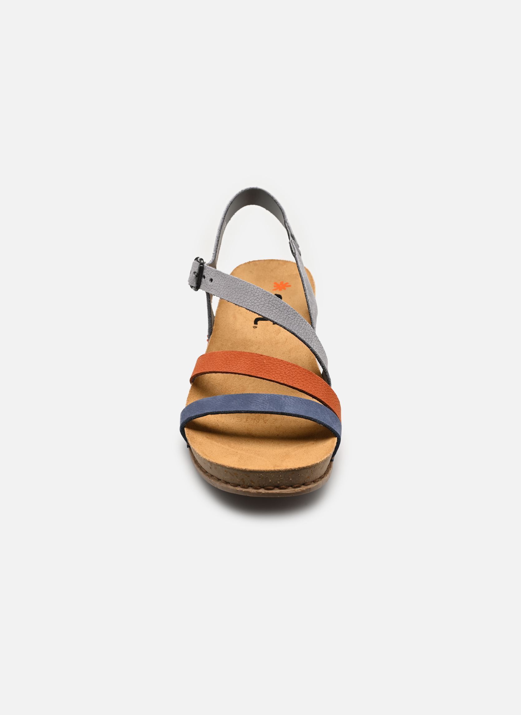 Sandales compensées et plateformes I Live 1930 femme multicolore Art Sandales compensées et plateformes I Live 1930 femme multicolore DENIM-DARK ORANGE