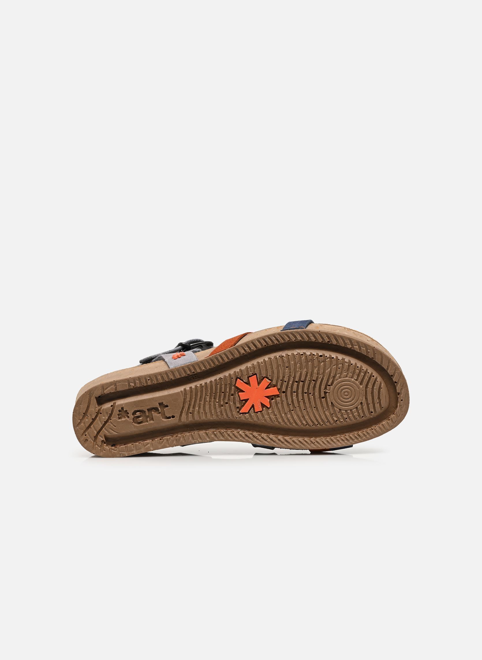 Sandales compensées et plateformes I Live 1930 femme multicolore Art Sandales compensées et plateformes I Live 1930 femme multicolore DENIM-DARK ORANGE