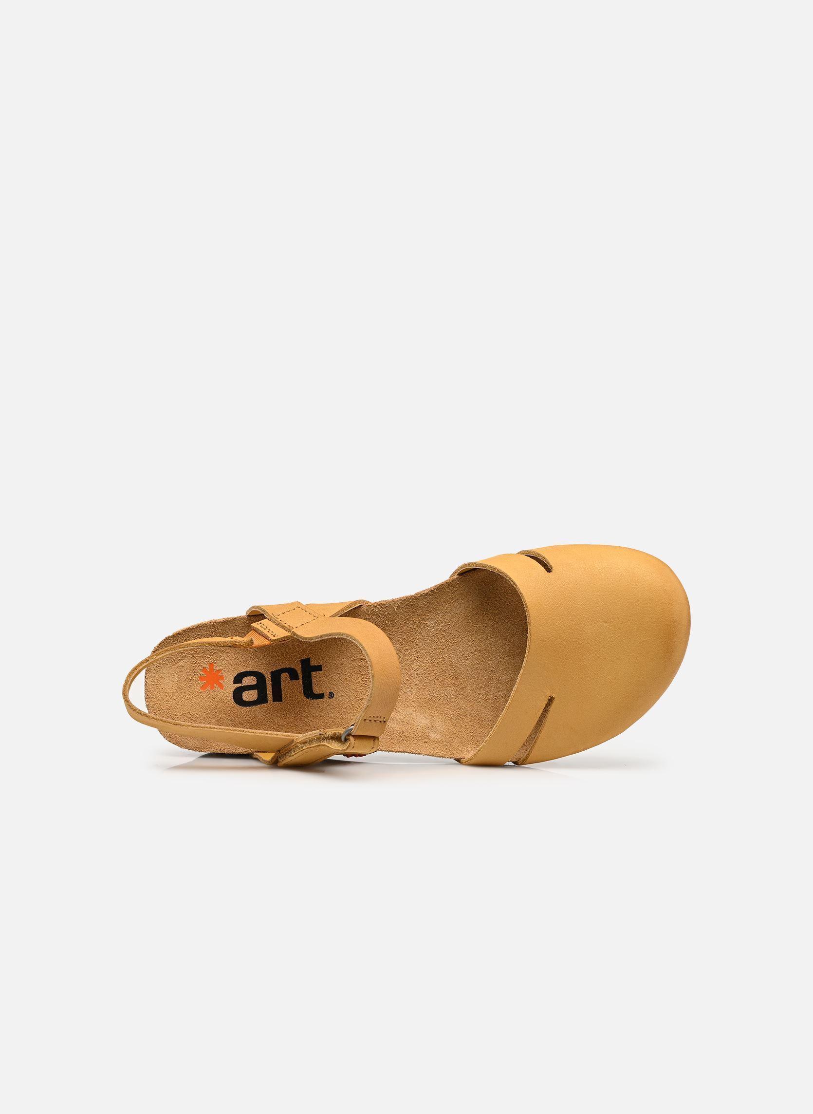 Sandalen met sleehak en plateau I Live 1931 dames geel Art Sandalen met sleehak en plateau I Live 1931 dames geel Yellow