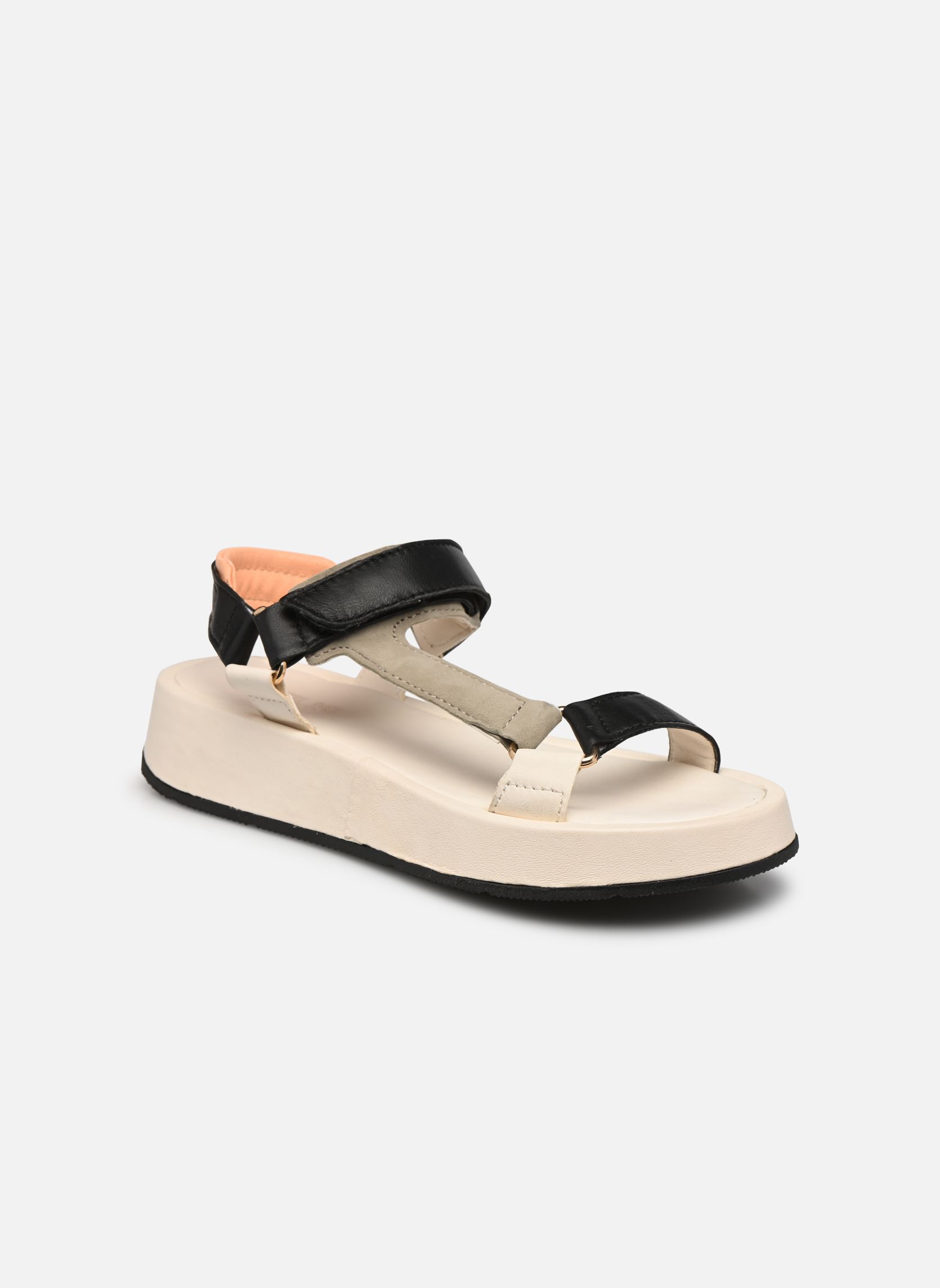 Sandalias y plataformas de cuña ACIGHE P46002 mujer blanco Mjus Sandalias y plataformas de cuña ACIGHE P46002 mujer blanco LATTE/NERO/CANAPA/NERO/MELONE