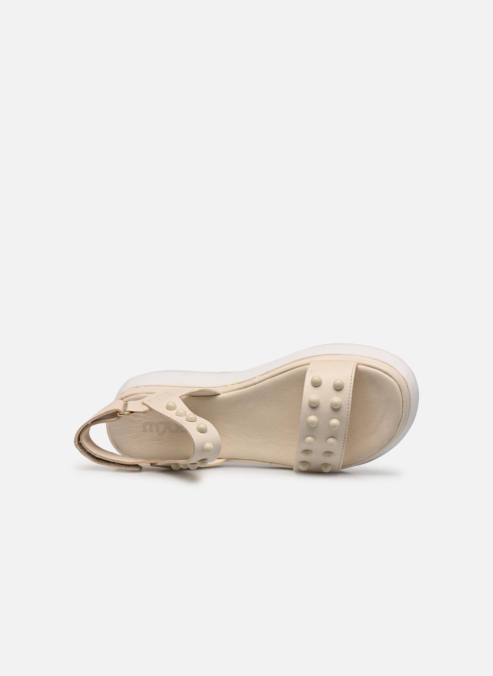 Sandales compensées et plateformes PASA M38033 femme blanc Mjus Sandales compensées et plateformes PASA M38033 femme blanc Latte