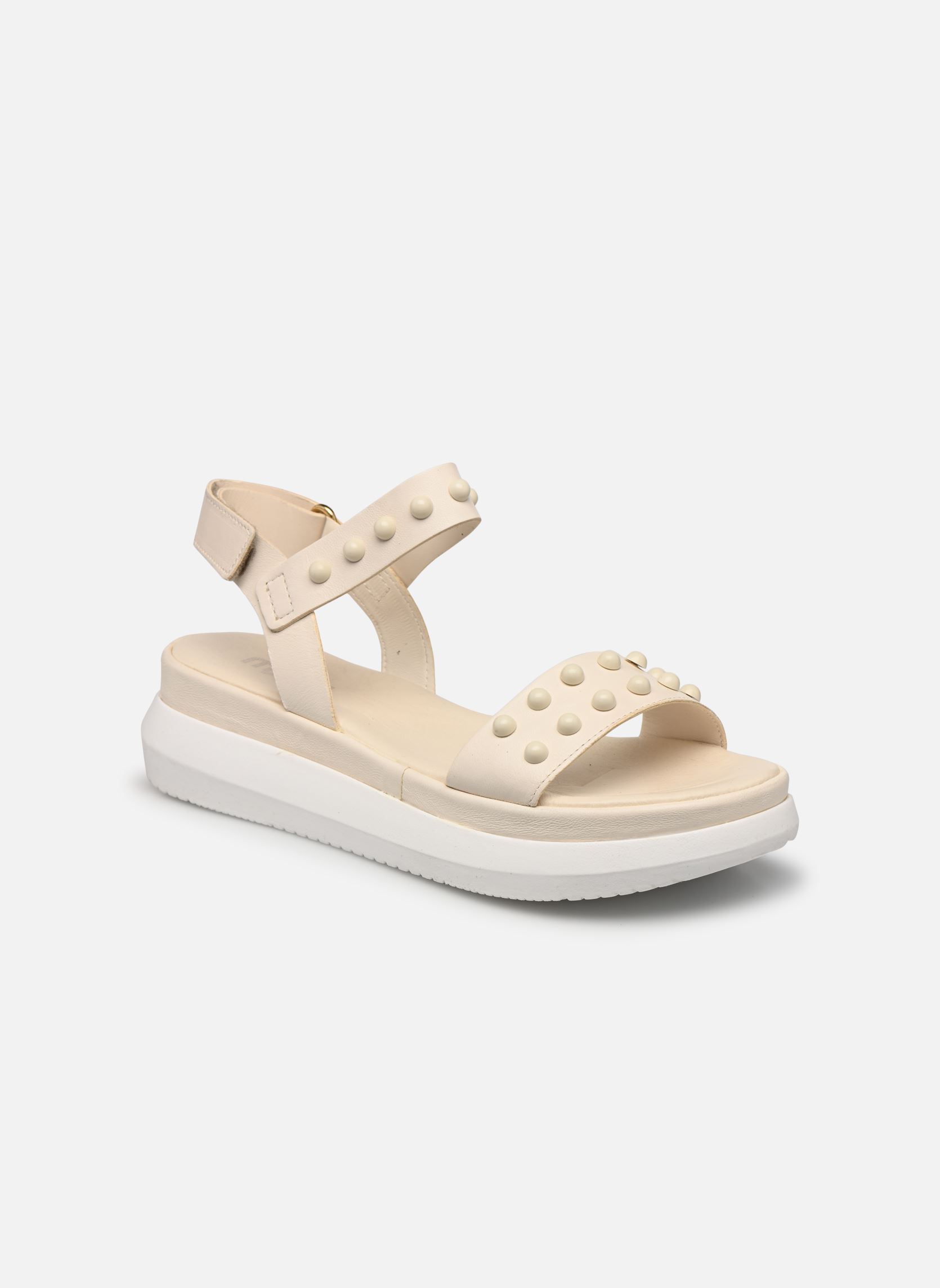 Sandales compensées et plateformes PASA M38033 femme blanc Mjus Sandales compensées et plateformes PASA M38033 femme blanc Latte