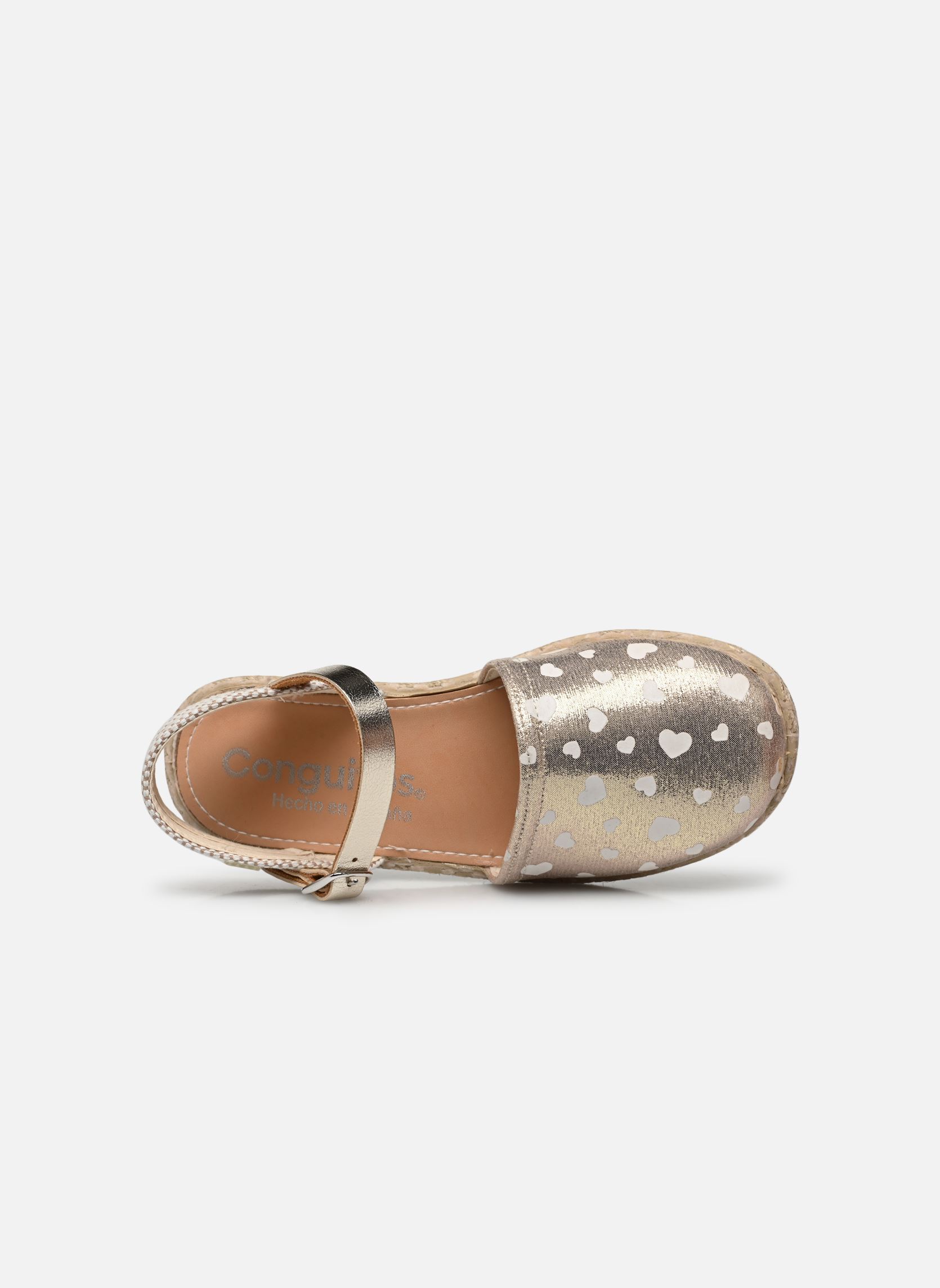 Espadrilles MV1 215 79 fille or et bronze Conguitos Espadrilles MV1 215 79 fille or et bronze PLATINO - FLUORESCENT