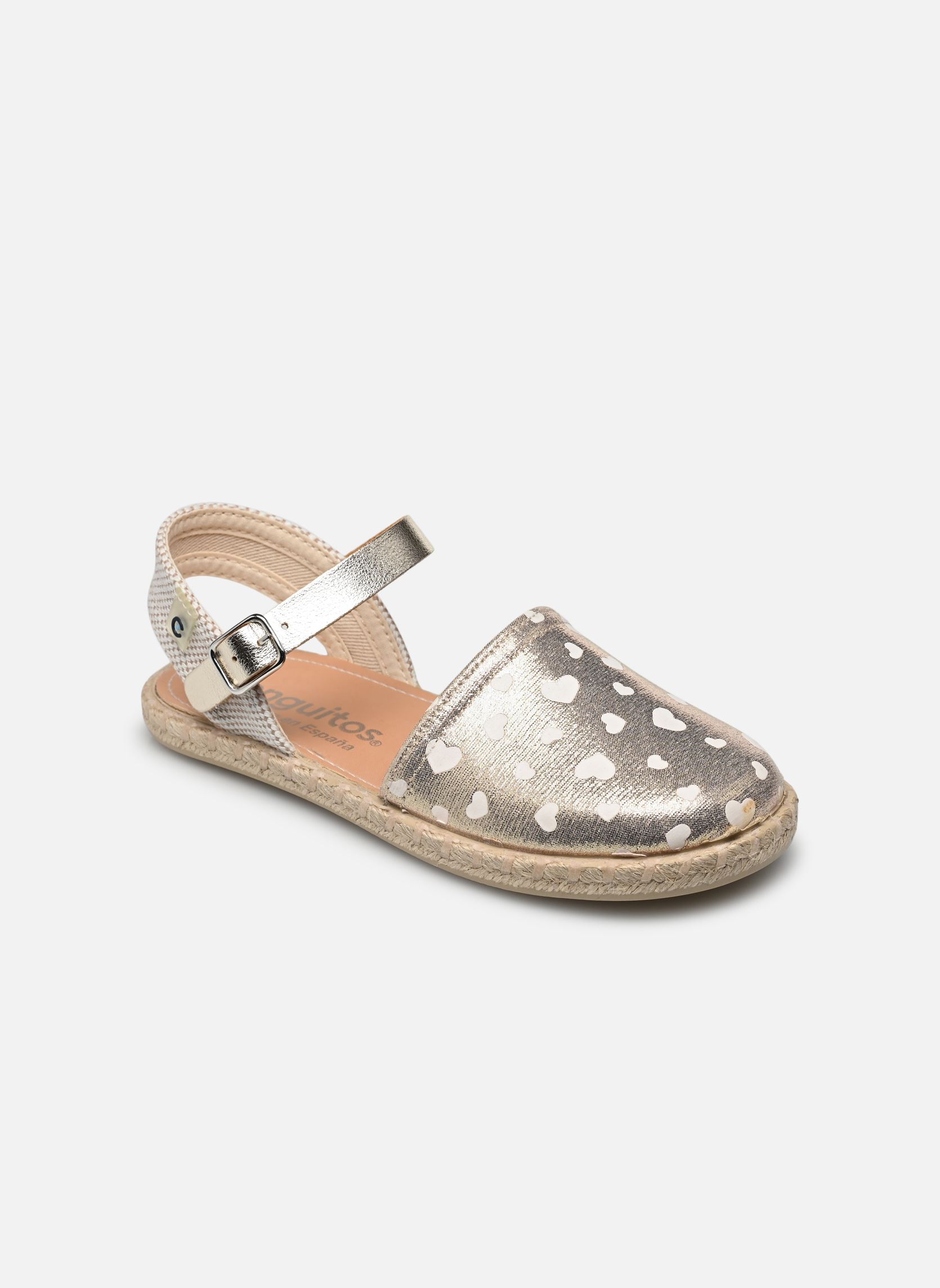 Espadrilles MV1 215 79 fille or et bronze Conguitos Espadrilles MV1 215 79 fille or et bronze PLATINO - FLUORESCENT