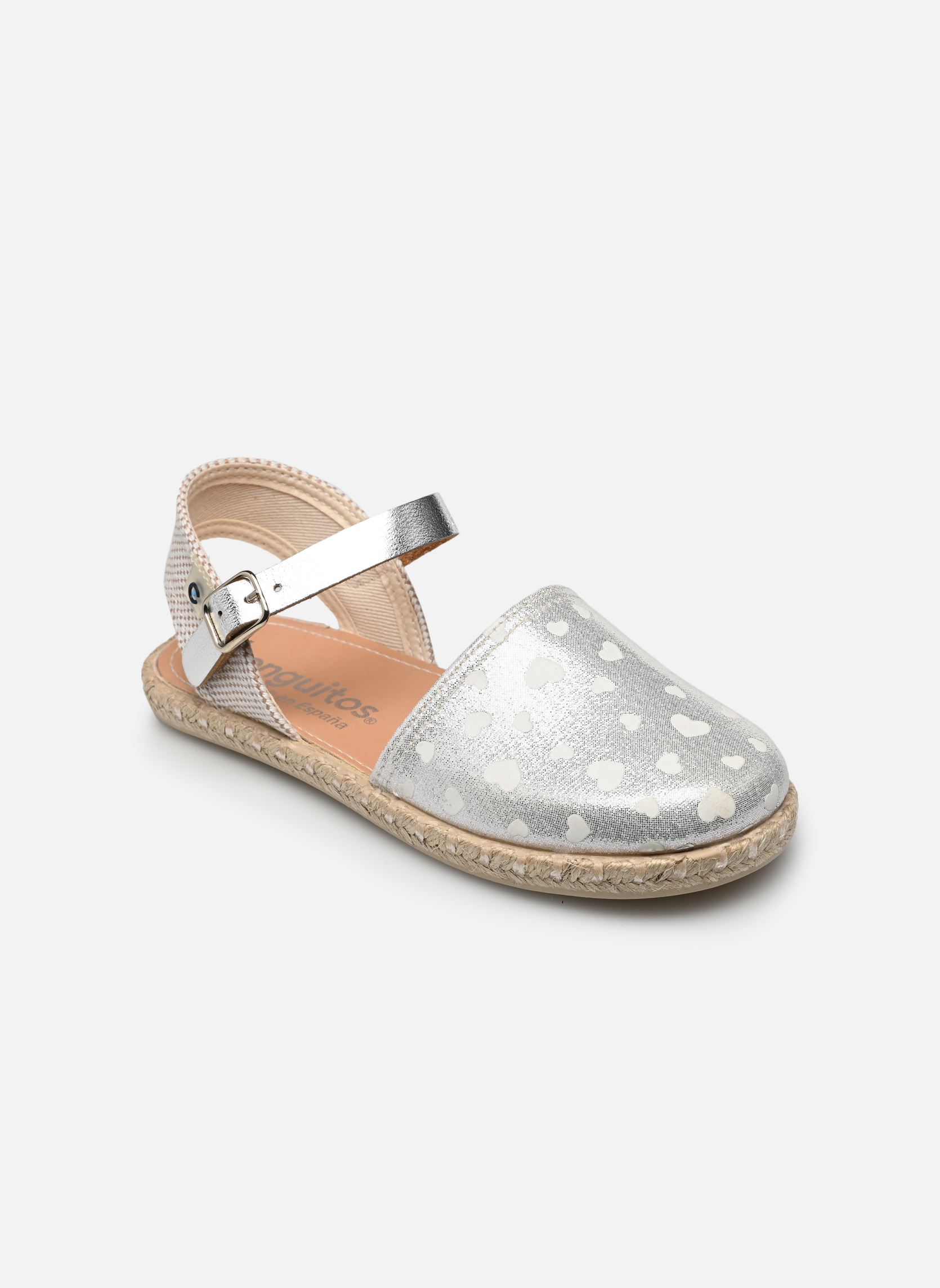 Espadrilles MV1 215 79 mädchen silber Conguitos Espadrilles MV1 215 79 mädchen silber PLATA - FLUORESCENT