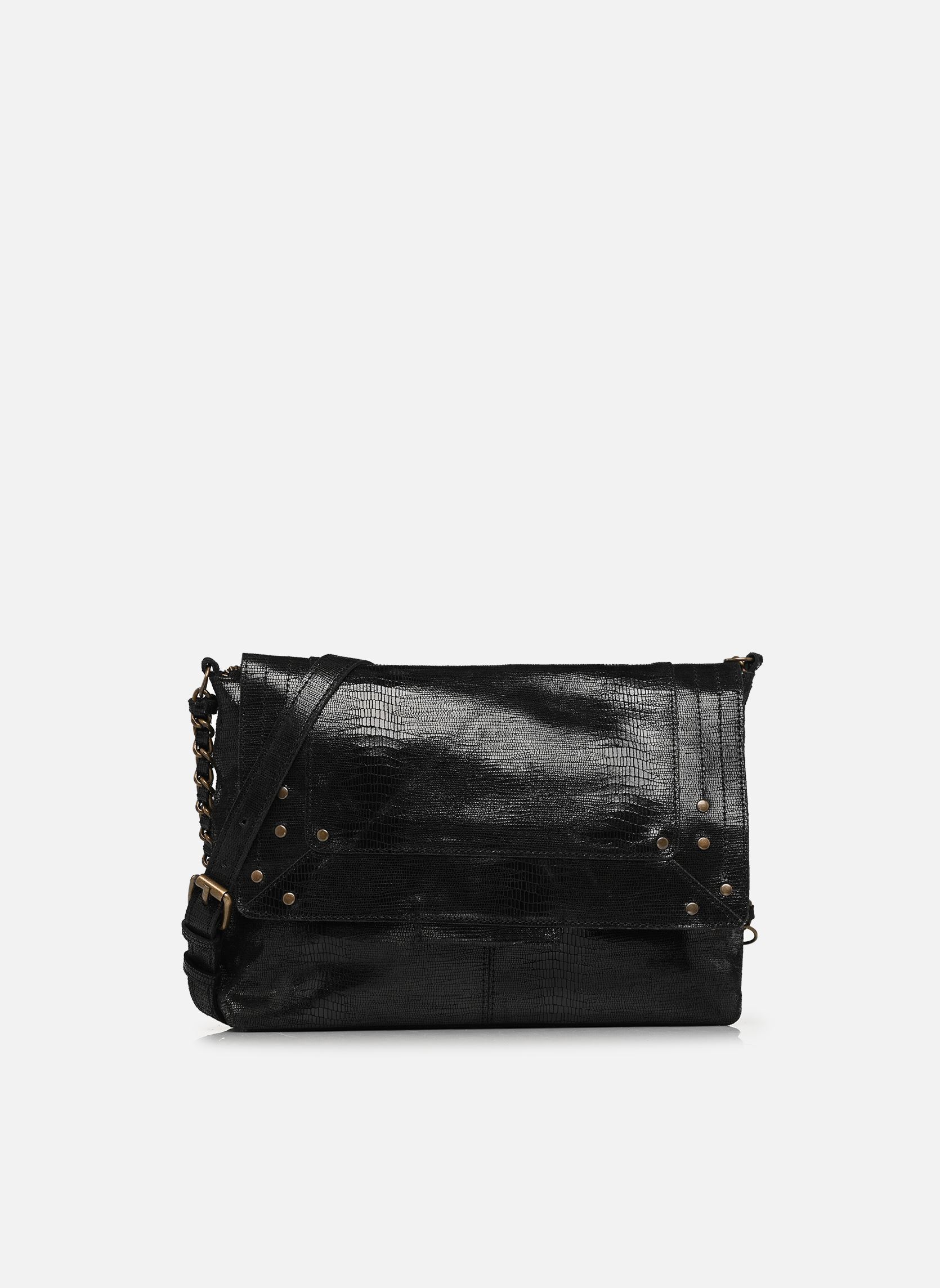 Schoudertassen Felizia Leather Large Cross Body Fc dames zwart Pieces Schoudertassen Felizia Leather Large Cross Body Fc dames zwart BLACK MICRO SNAKE